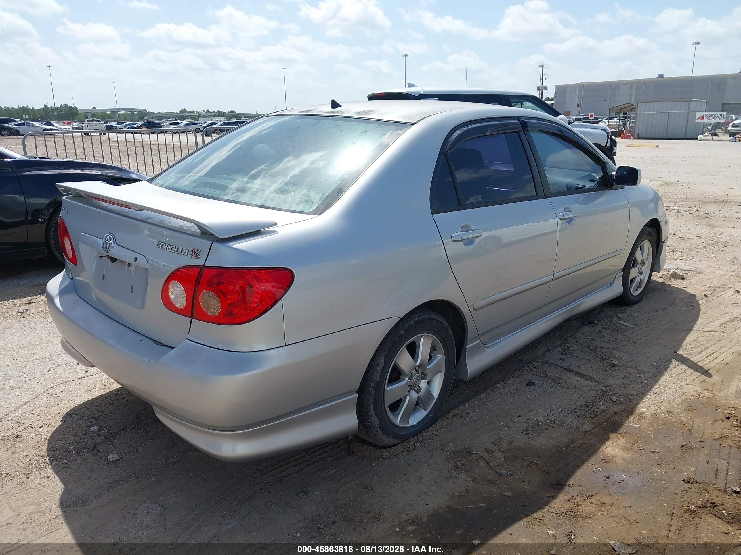 2008 Toyota Corolla S Silver vin: 1NXBR32E98Z032860
