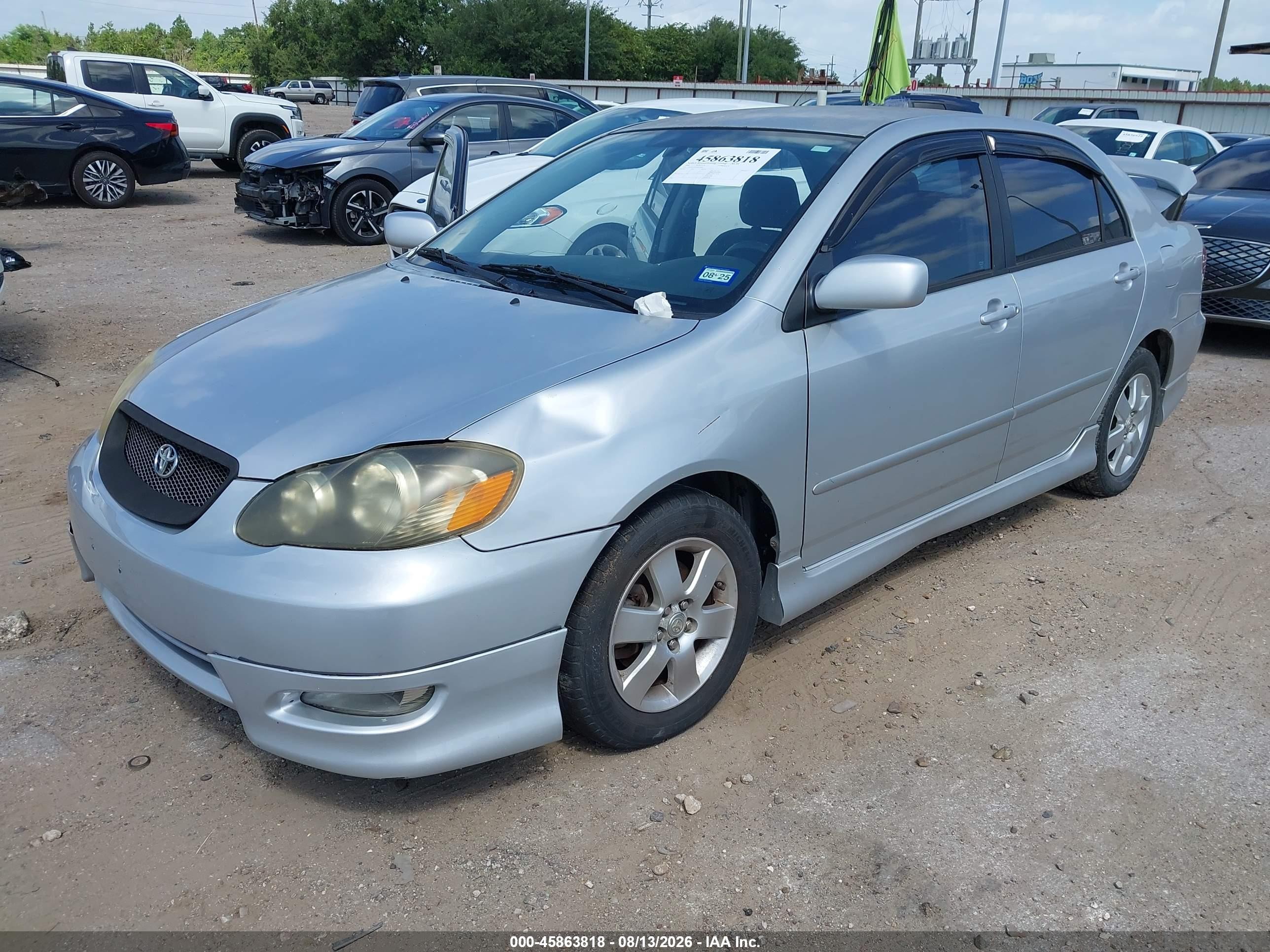 2008 Toyota Corolla S Silver vin: 1NXBR32E98Z032860