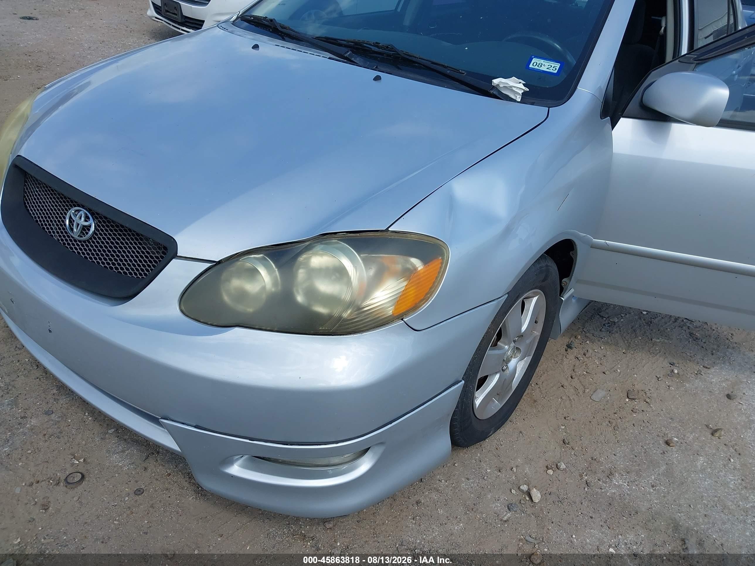 2008 Toyota Corolla S Silver vin: 1NXBR32E98Z032860