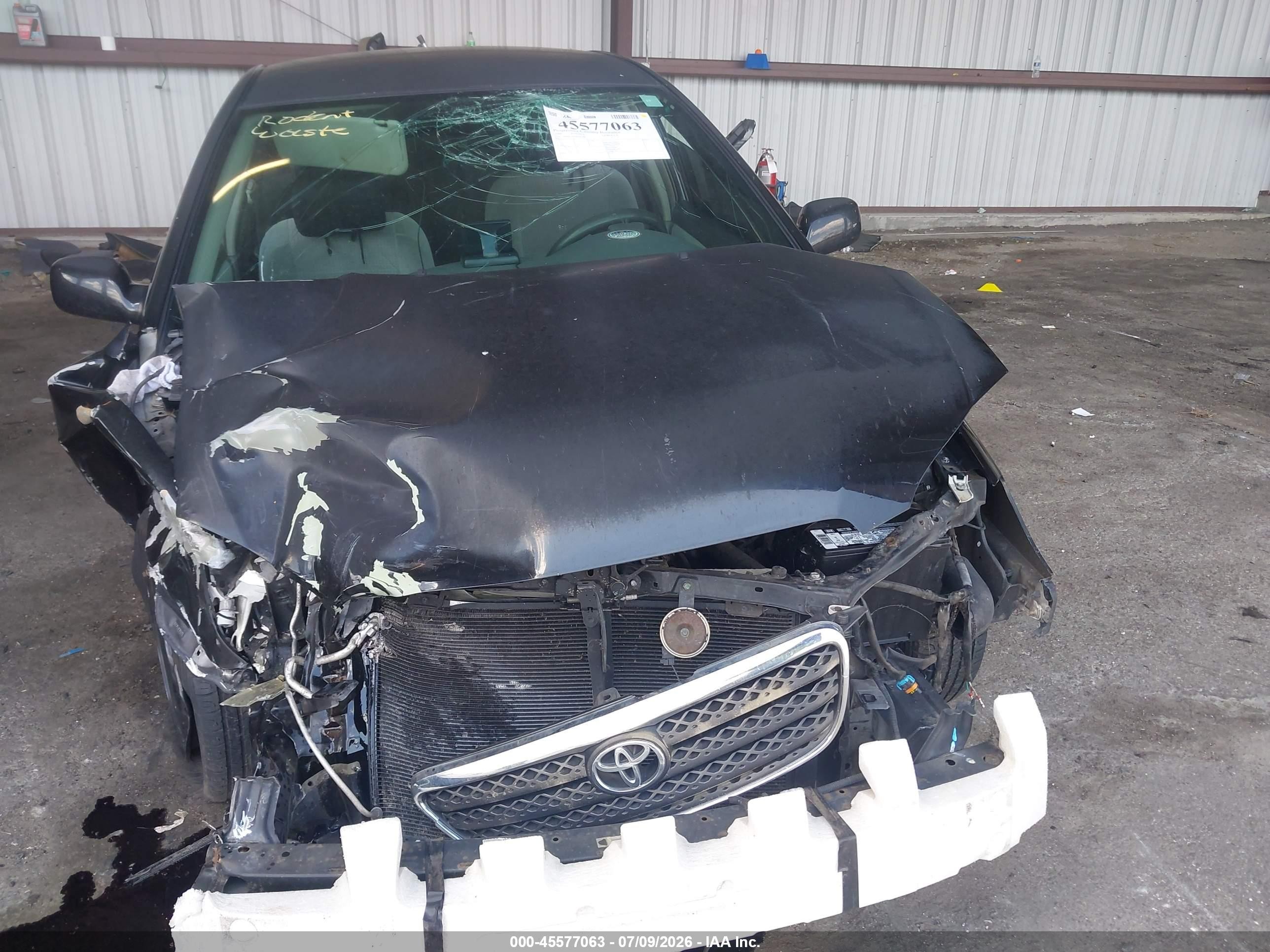 2008 Toyota Corolla Ce Black vin: 1NXBR32E98Z032986