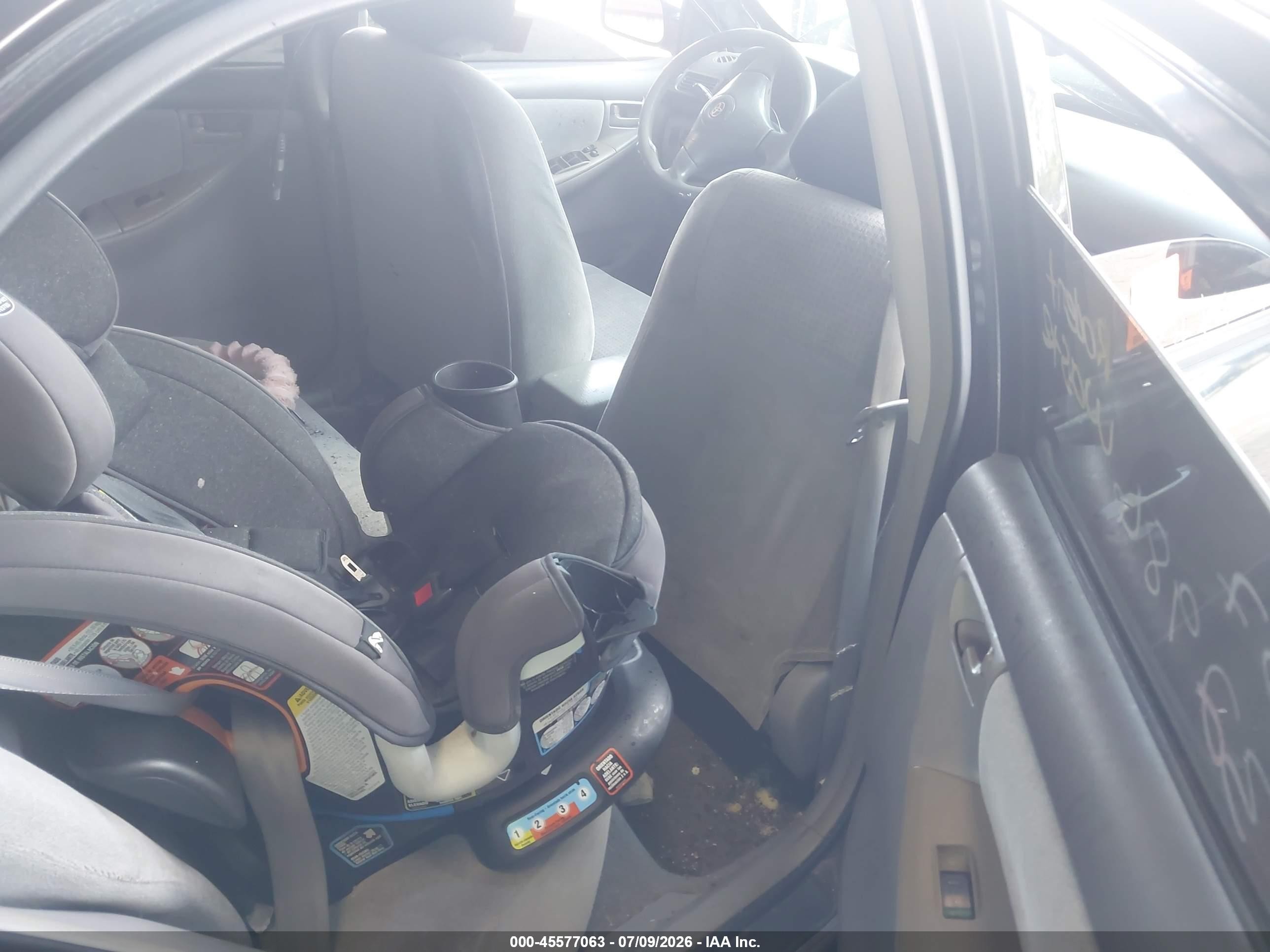 2008 Toyota Corolla Ce Black vin: 1NXBR32E98Z032986