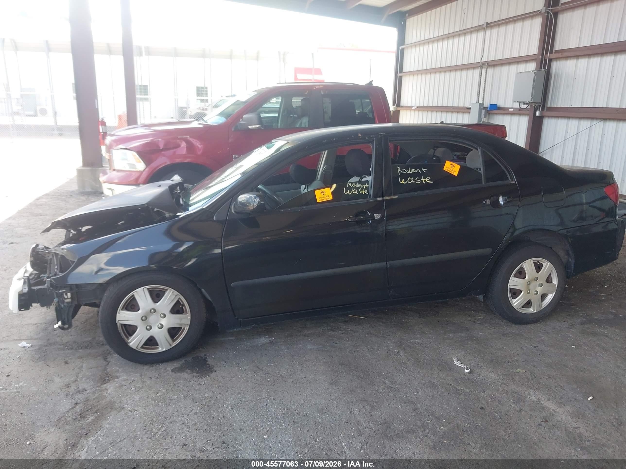 2008 Toyota Corolla Ce Black vin: 1NXBR32E98Z032986