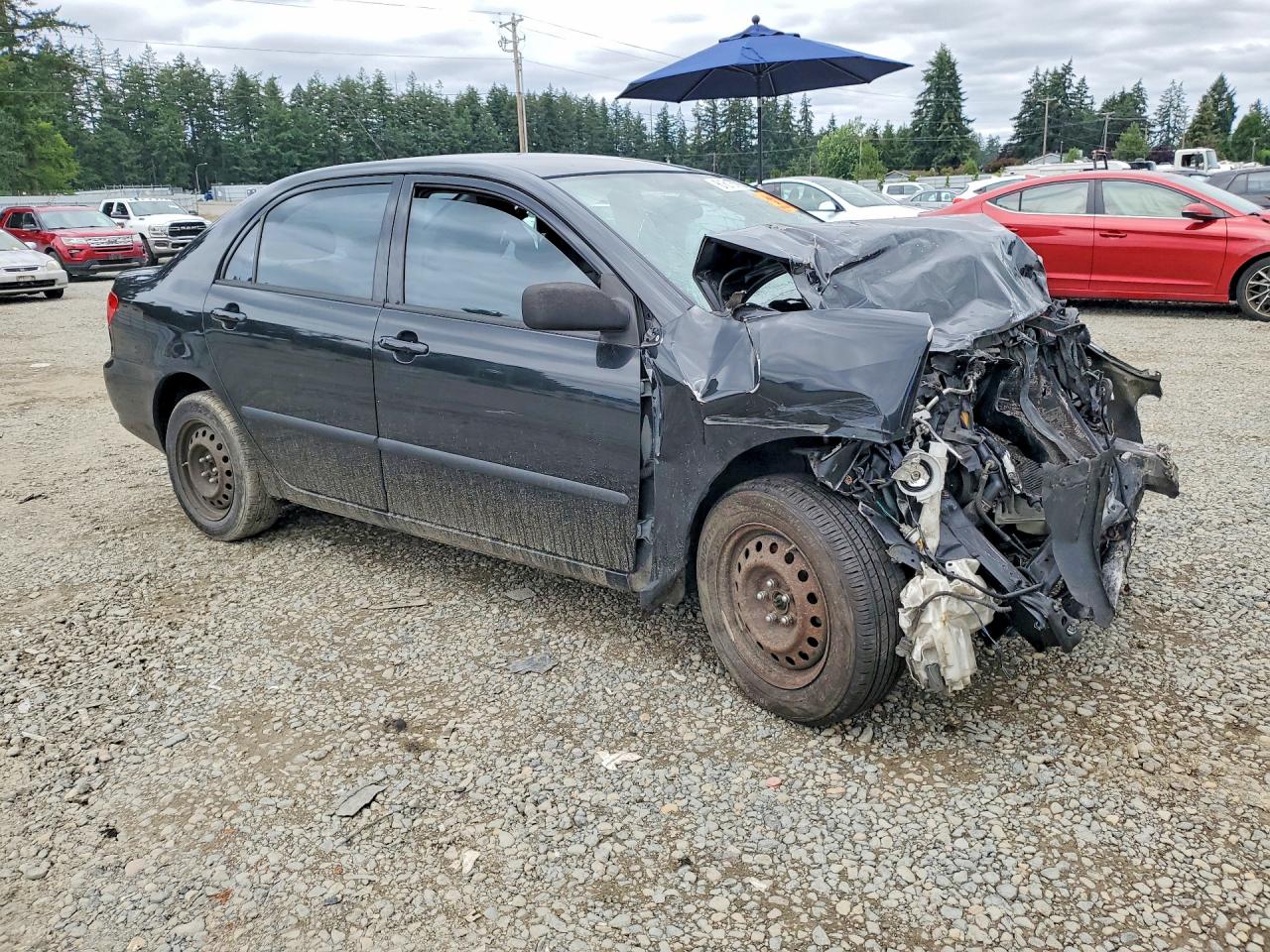 2008 Toyota Corolla Ce Black vin: 1NXBR32E98Z951855