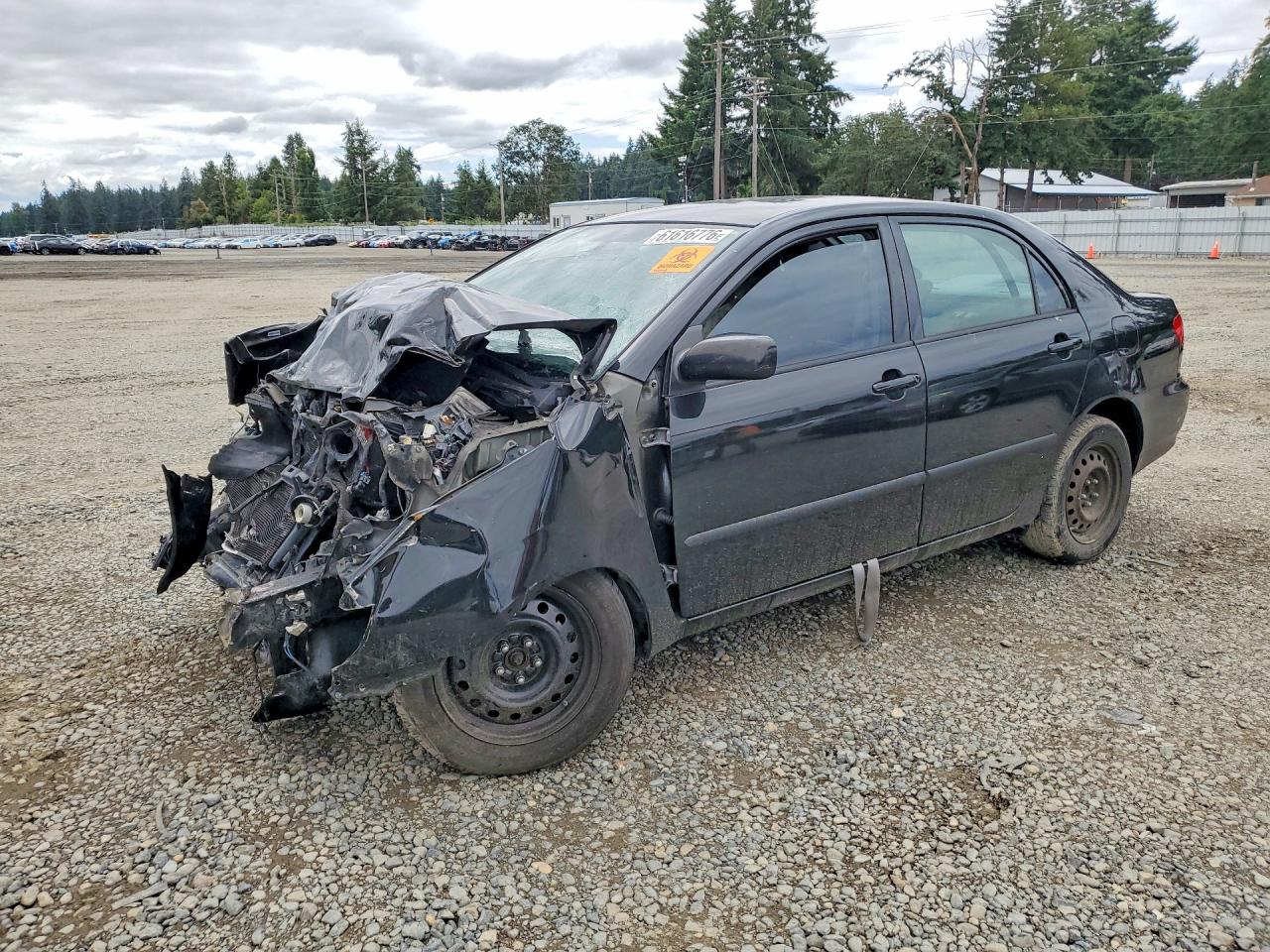 2008 Toyota Corolla Ce Black vin: 1NXBR32E98Z951855