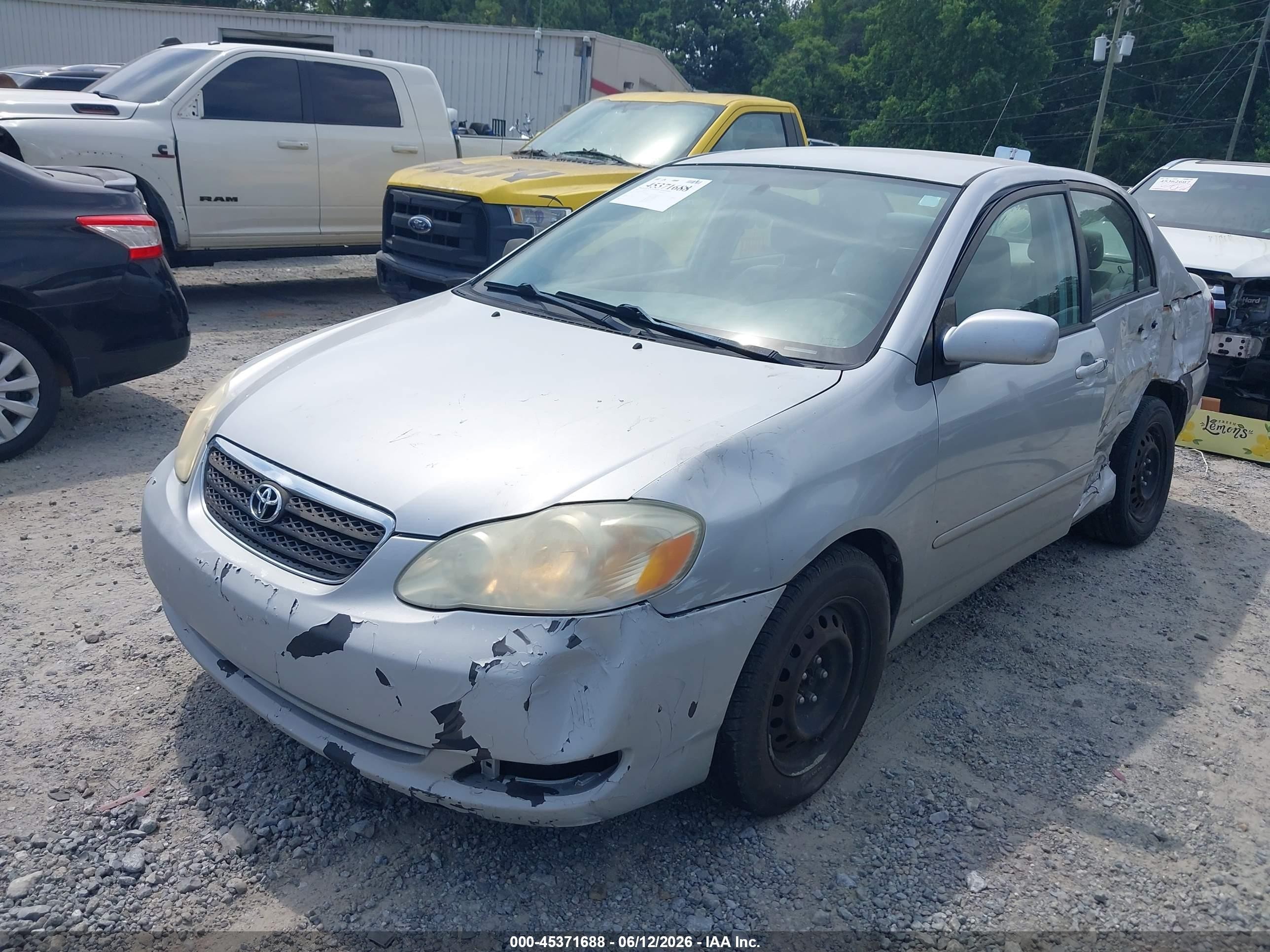 2008 Toyota Corolla Le Silver vin: 1NXBR32E98Z953363