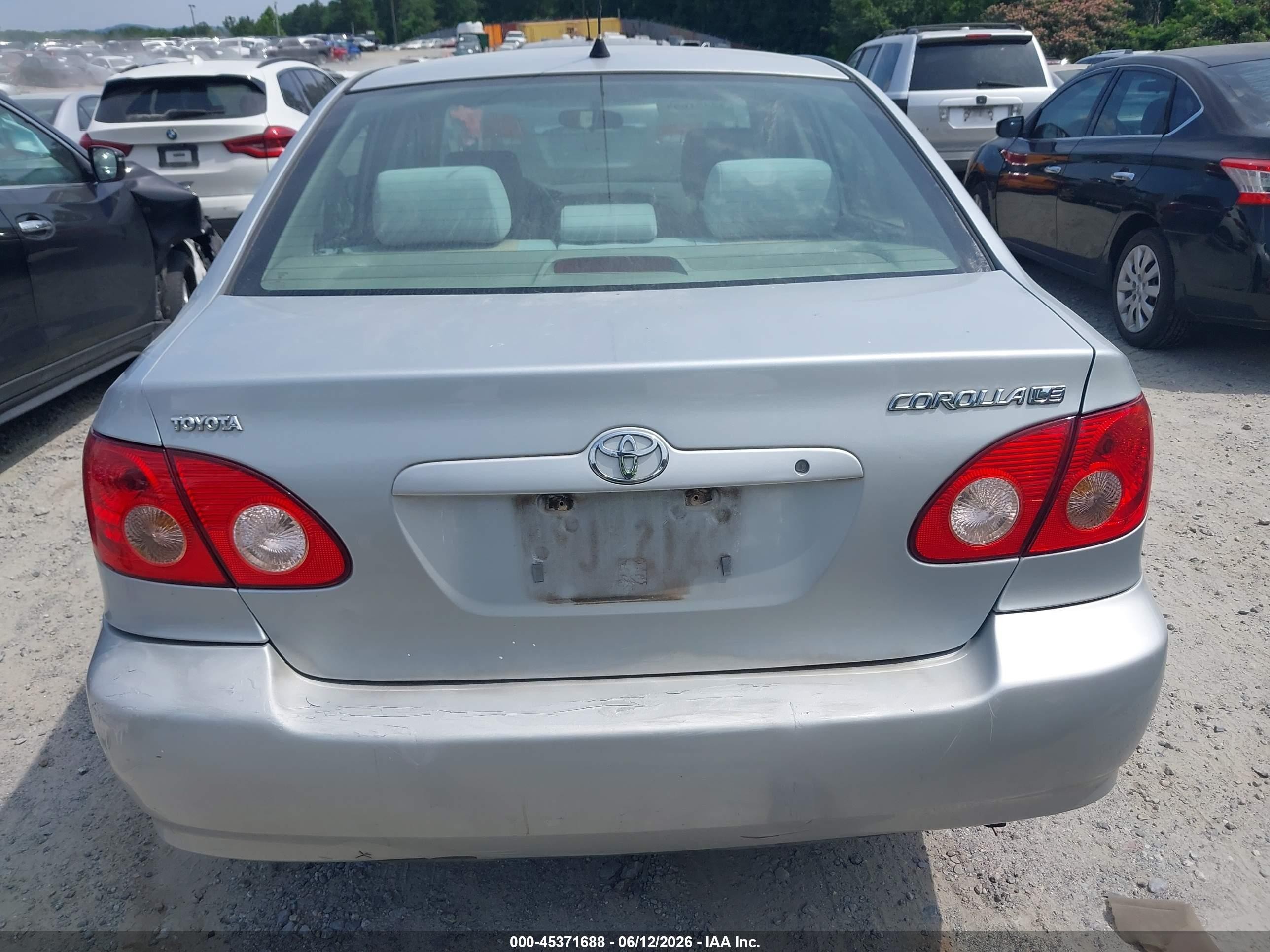 2008 Toyota Corolla Le Silver vin: 1NXBR32E98Z953363