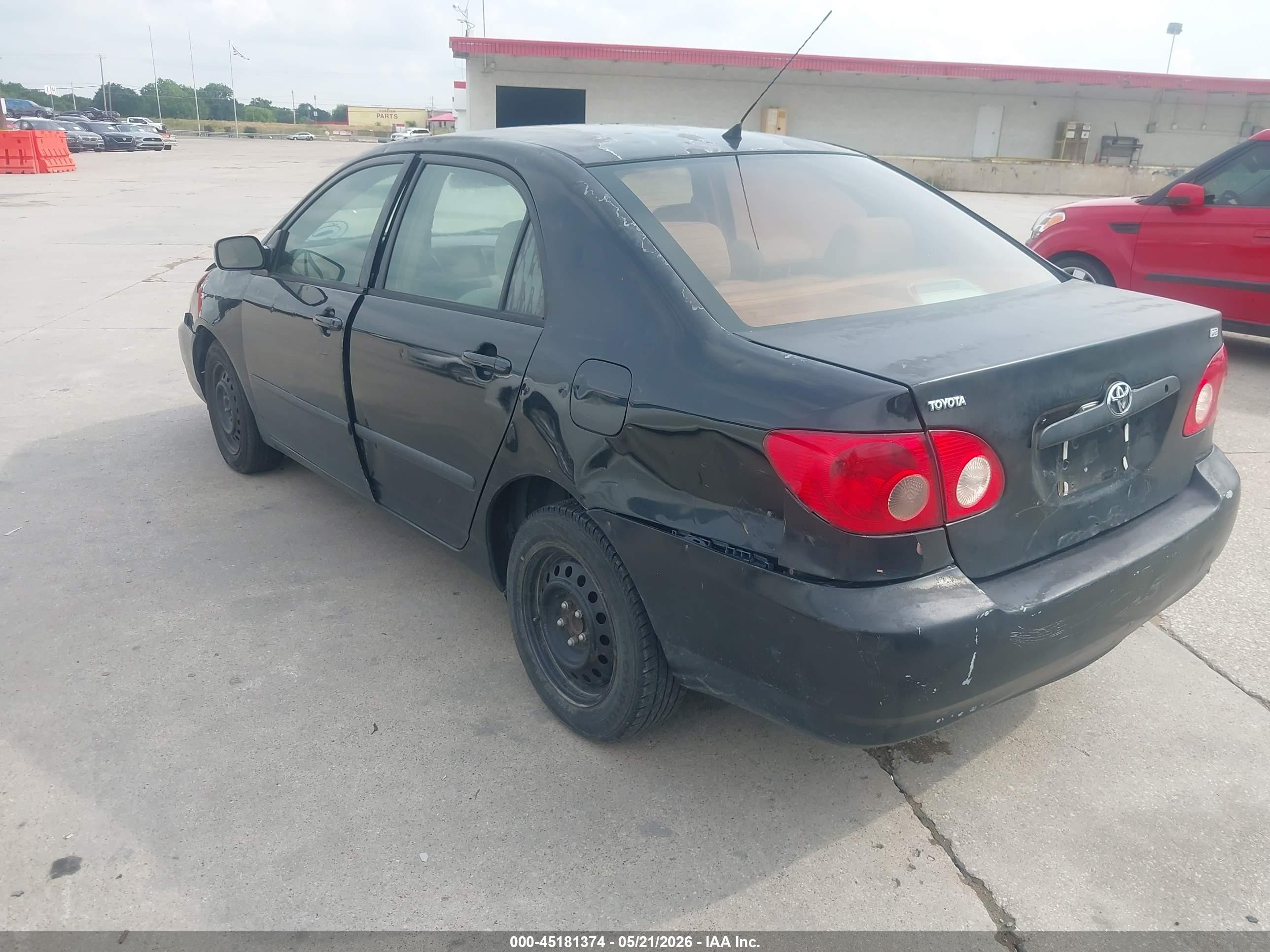 2008 Toyota Corolla Ce Black vin: 1NXBR32E98Z953539