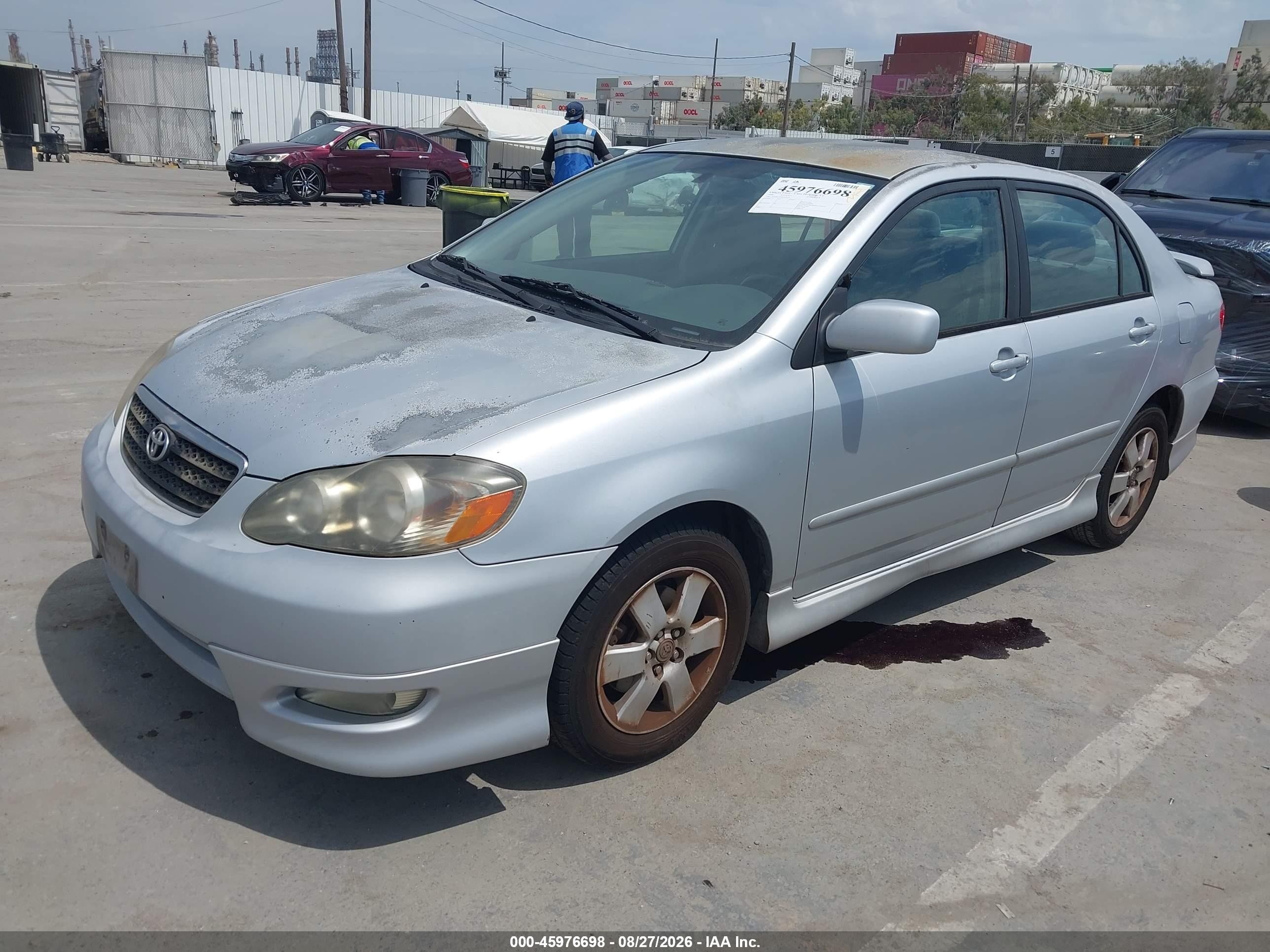 2008 Toyota Corolla S Silver vin: 1NXBR32E98Z972933
