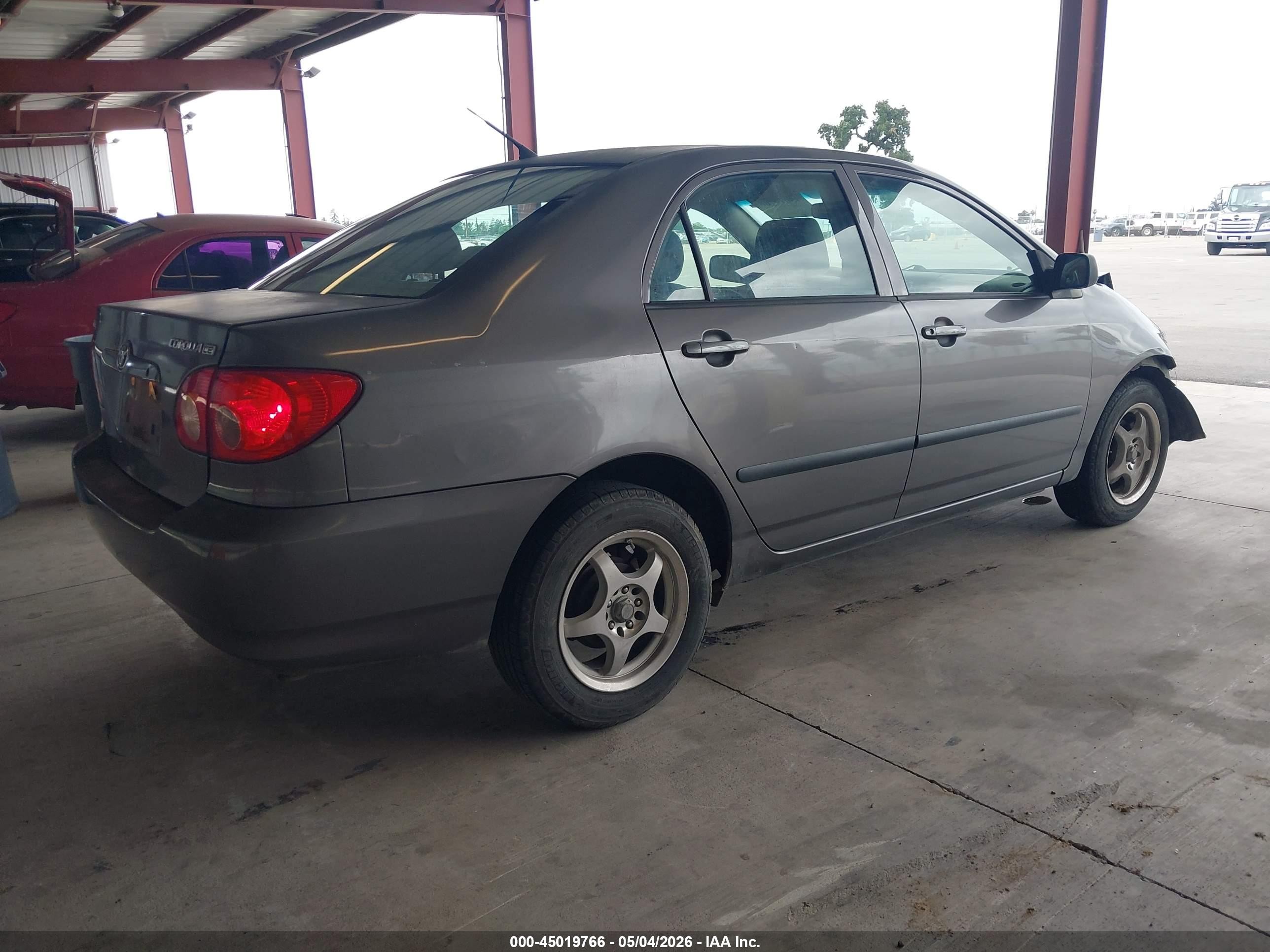 2008 Toyota Corolla Ce Gray vin: 1NXBR32E98Z975265