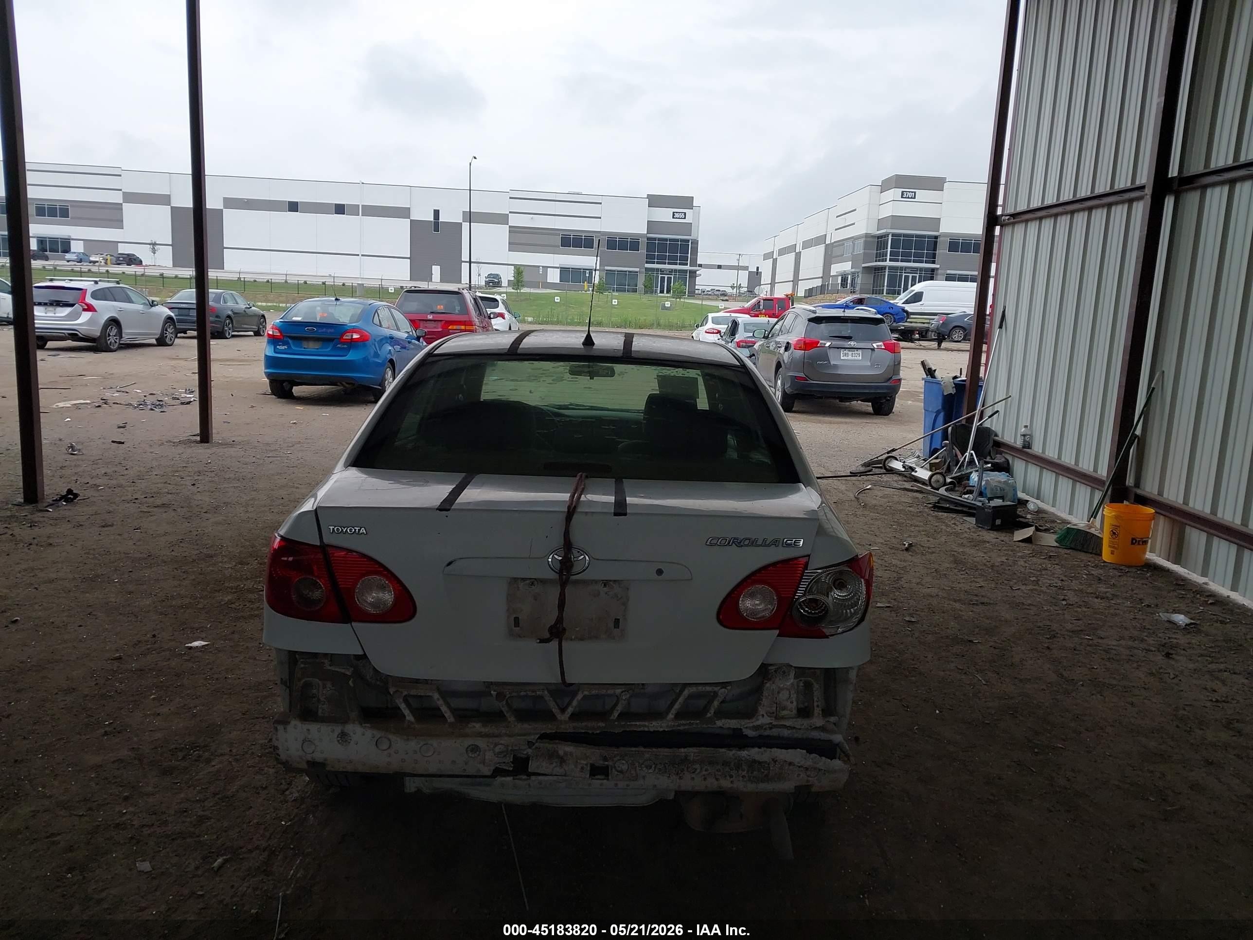 2008 Toyota Corolla Ce Белый vin: 1NXBR32E98Z985178