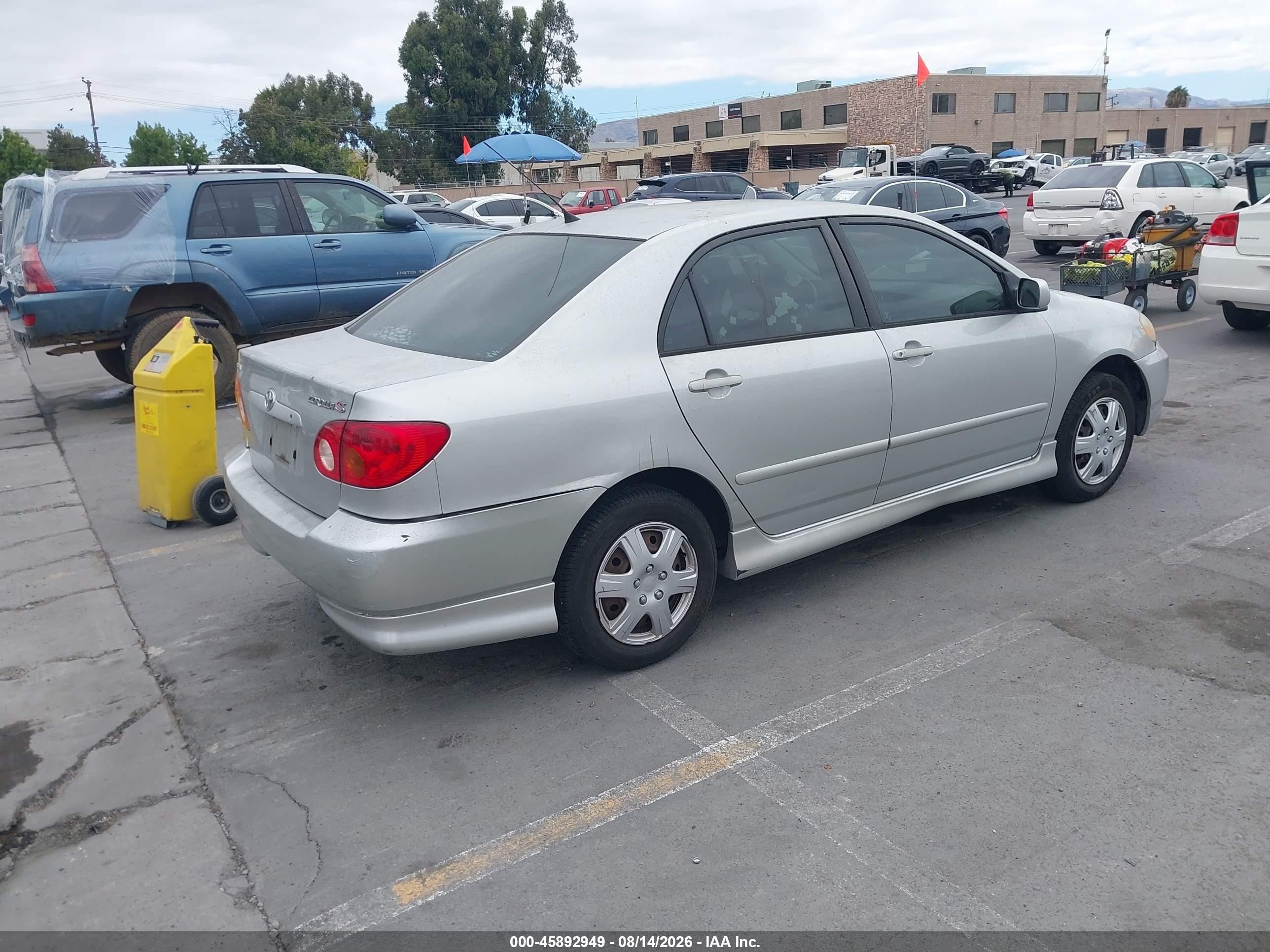 2003 Toyota Corolla S Gray vin: 1NXBR32EX3Z033492
