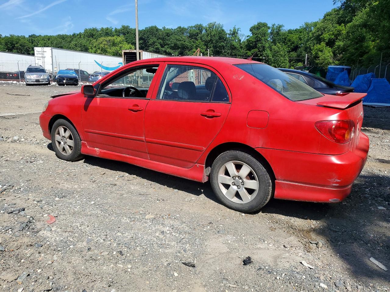 2003 Toyota Corolla S Красный vin: 1NXBR32EX3Z054634