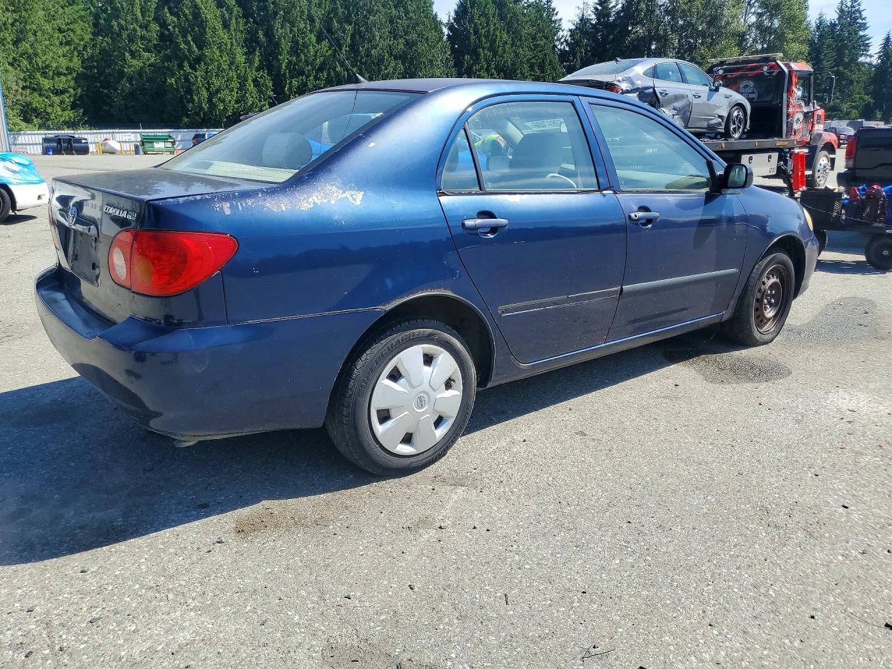 2003 Toyota Corolla Ce Blue vin: 1NXBR32EX3Z057727