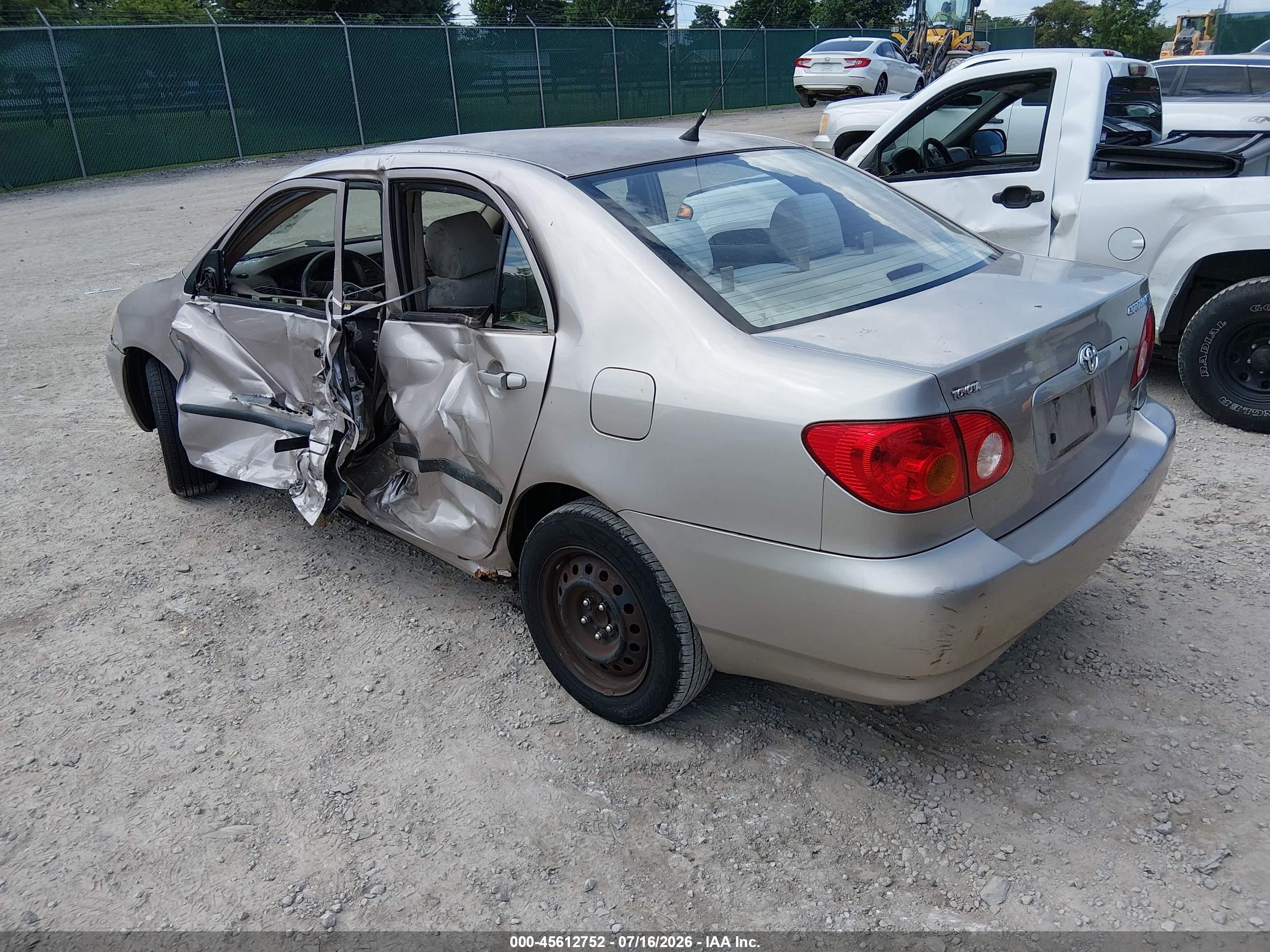 2003 Toyota Corolla Ce Tan vin: 1NXBR32EX3Z070736