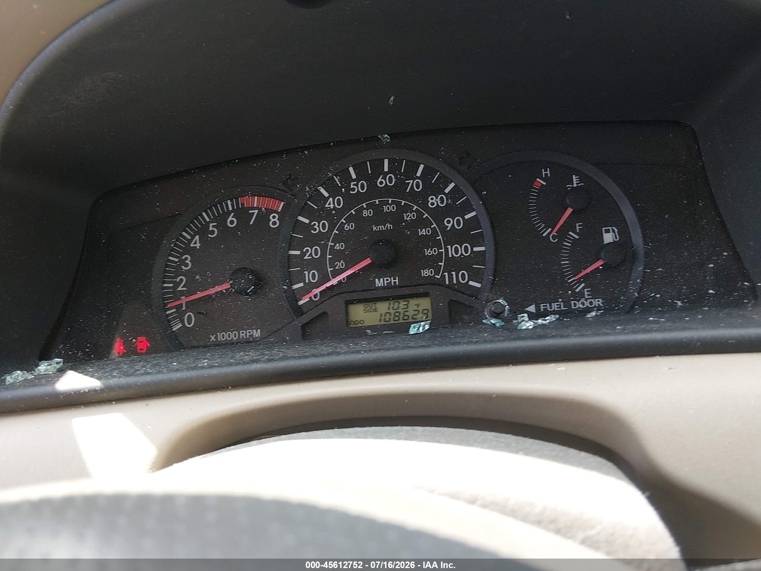 2003 Toyota Corolla Ce Tan vin: 1NXBR32EX3Z070736