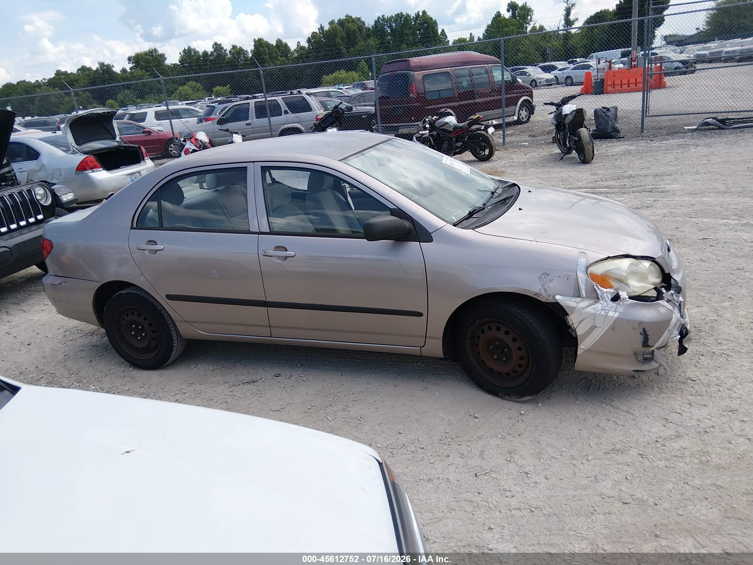 2003 Toyota Corolla Ce Tan vin: 1NXBR32EX3Z070736