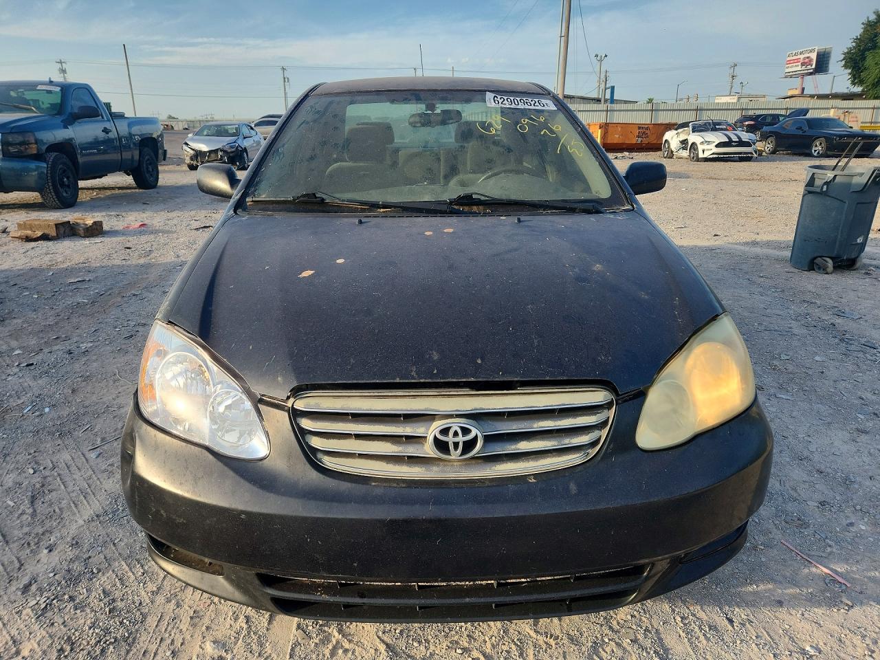 2003 Toyota Corolla Le Black vin: 1NXBR32EX3Z075354