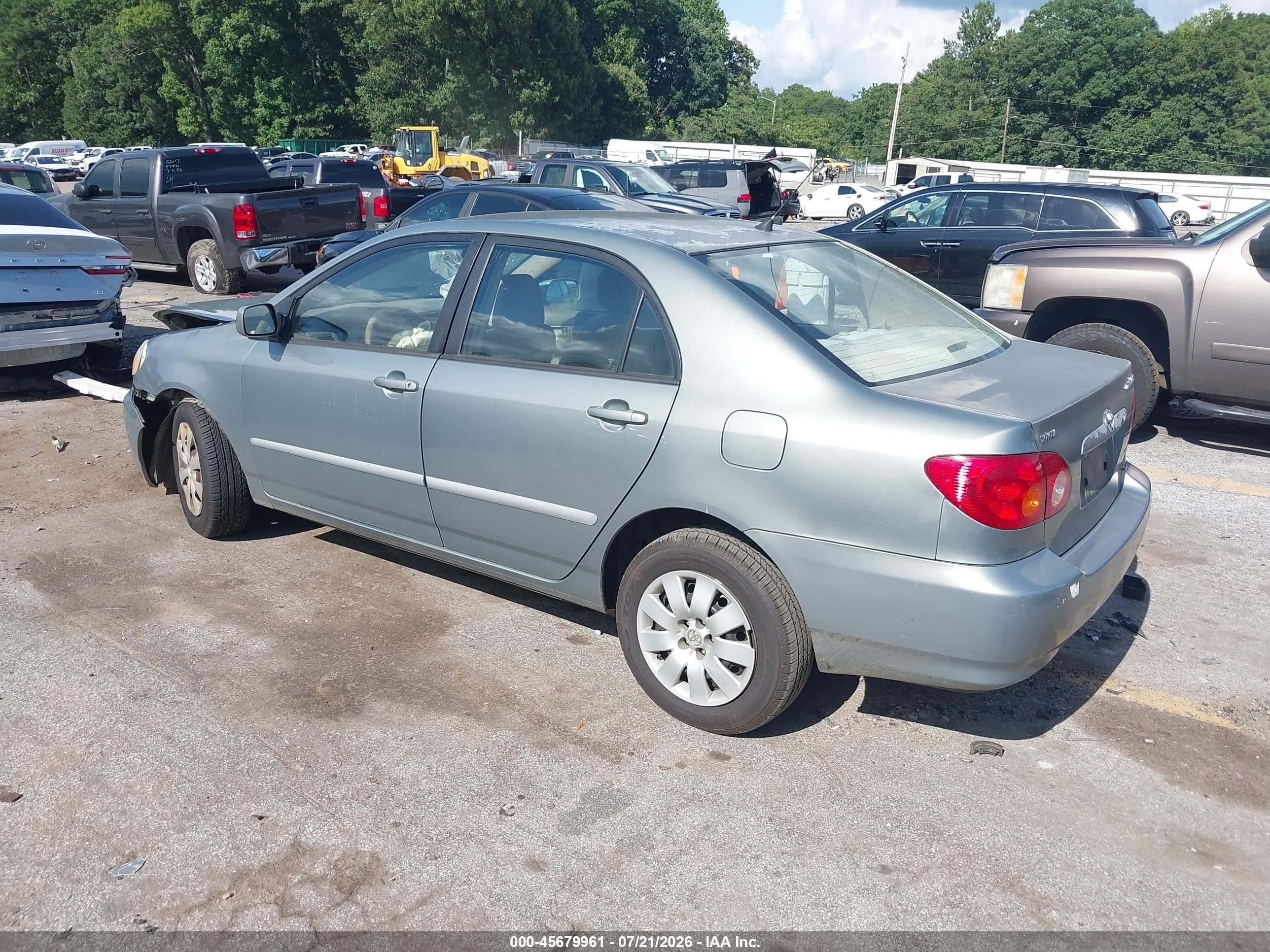 2003 Toyota Corolla Le Gray vin: 1NXBR32EX3Z088735