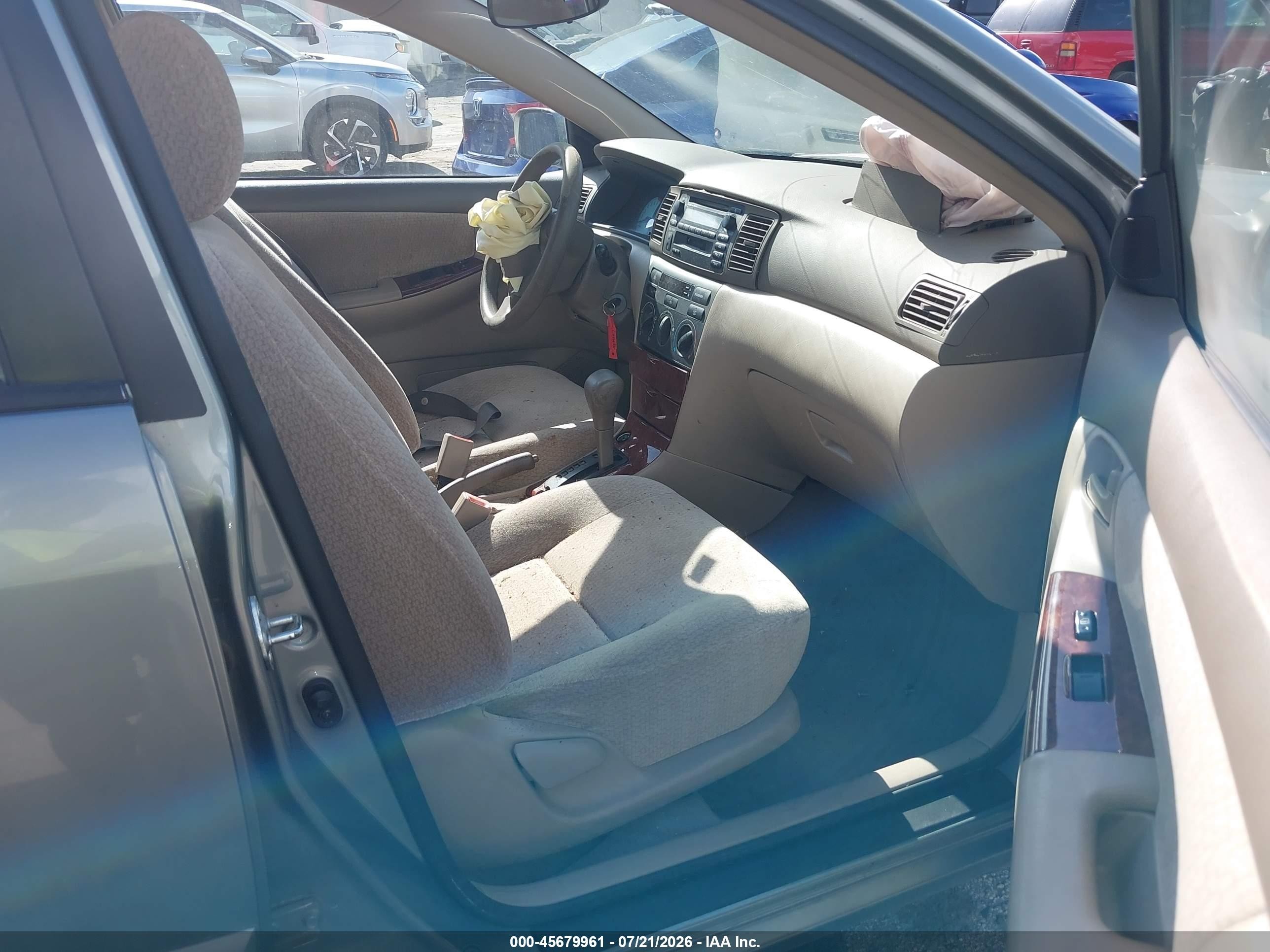 2003 Toyota Corolla Le Gray vin: 1NXBR32EX3Z088735