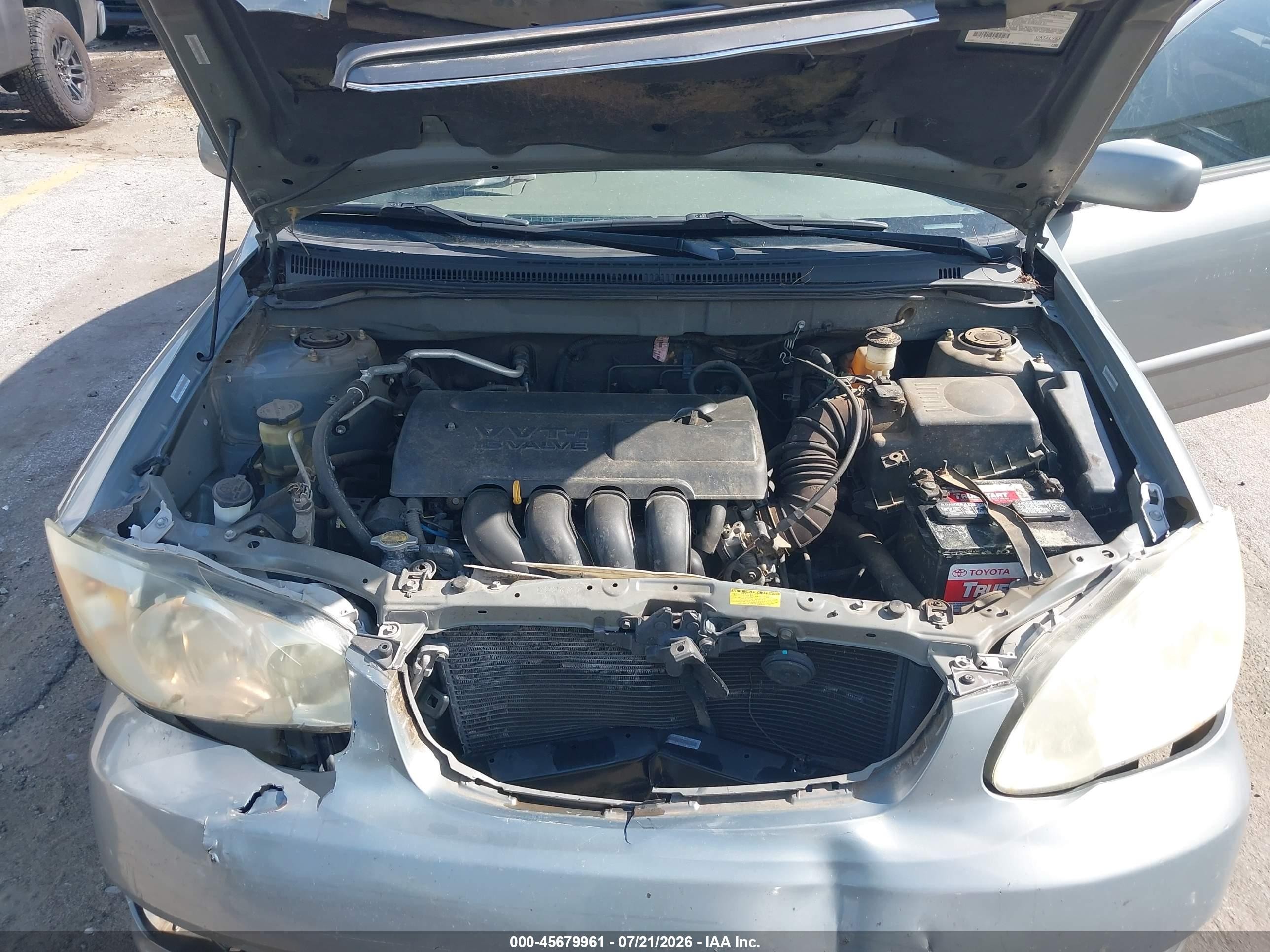 2003 Toyota Corolla Le Gray vin: 1NXBR32EX3Z088735