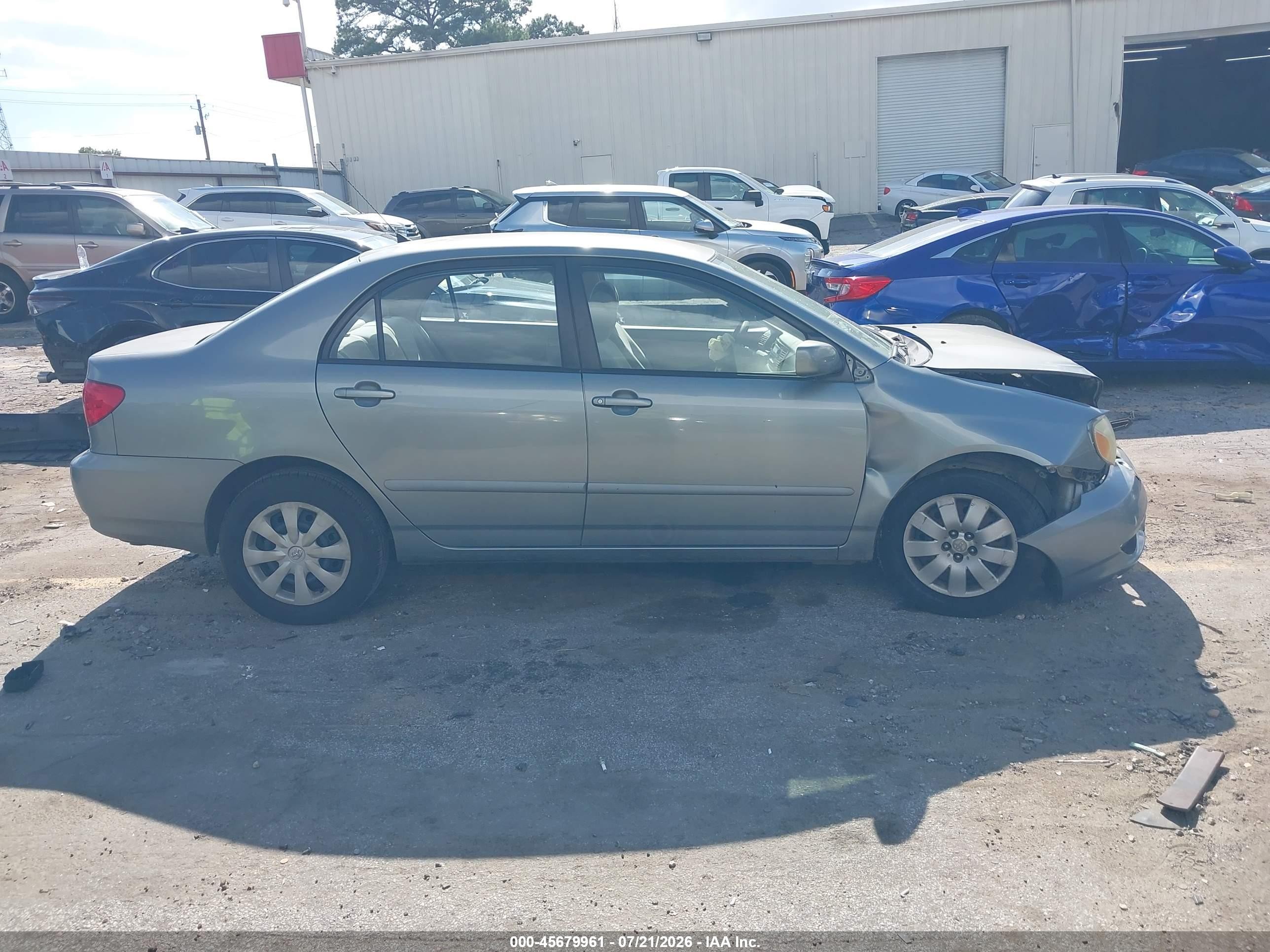2003 Toyota Corolla Le Gray vin: 1NXBR32EX3Z088735