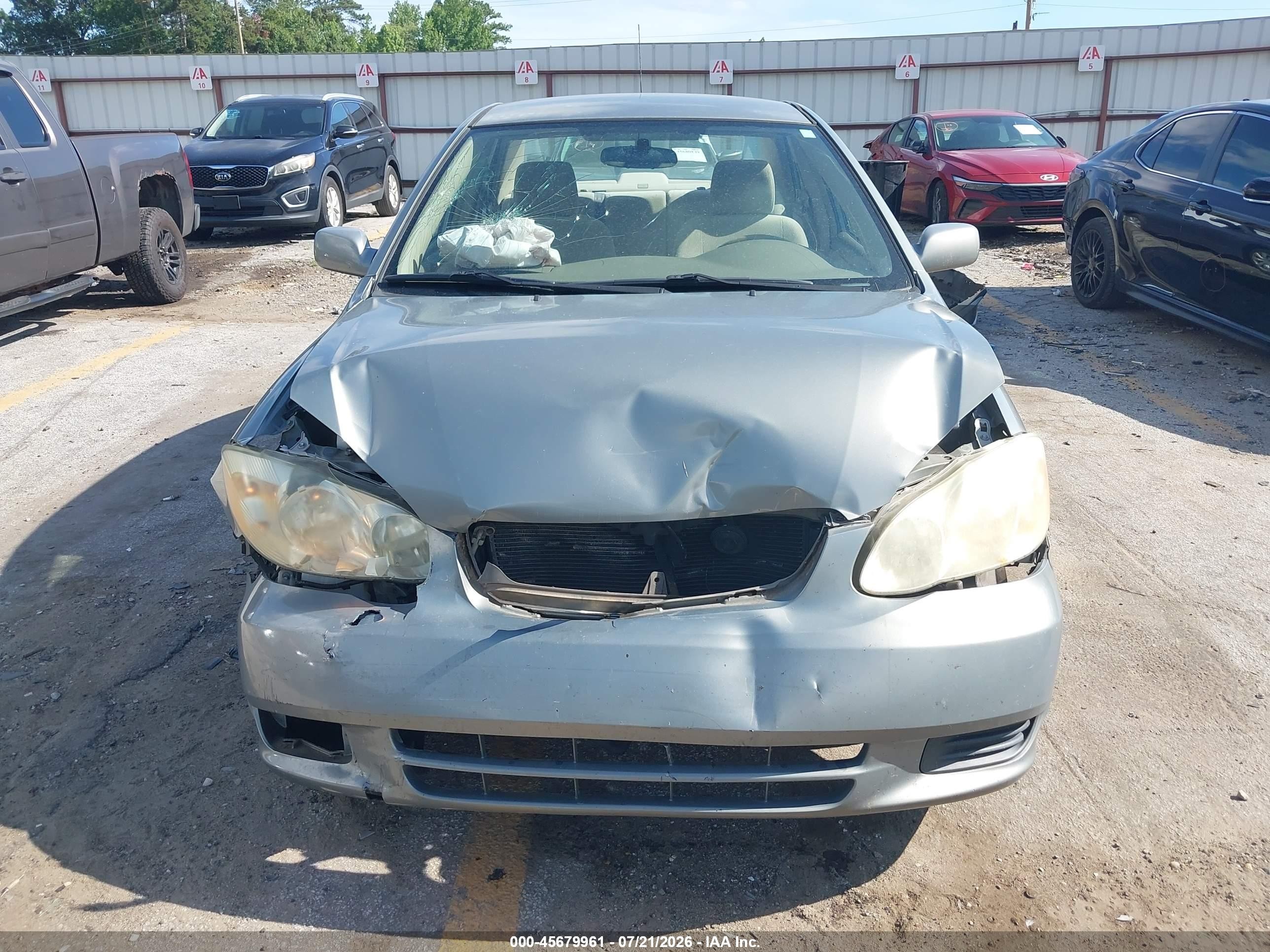 2003 Toyota Corolla Le Gray vin: 1NXBR32EX3Z088735
