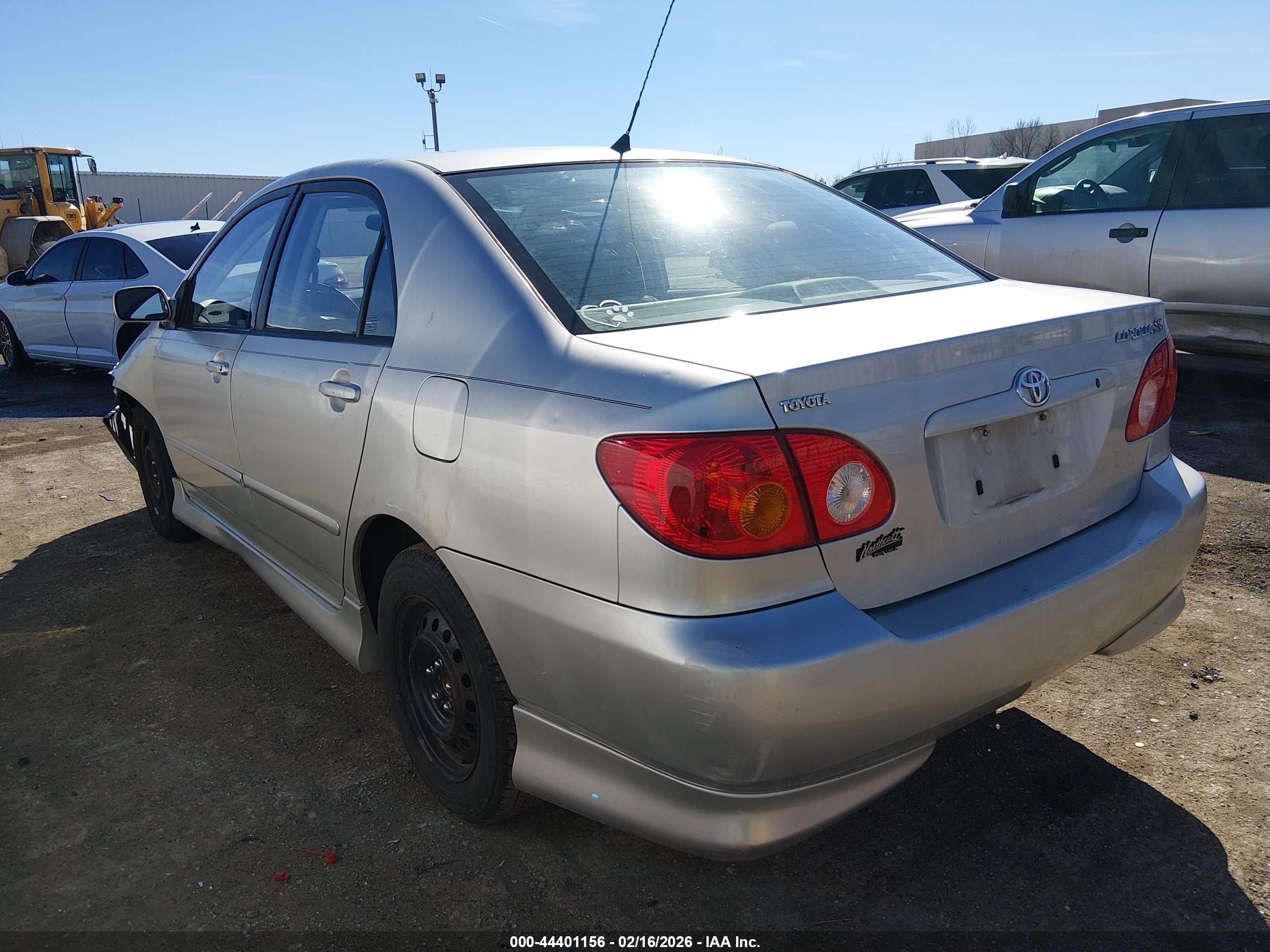 2003 Toyota Corolla S Silver vin: 1NXBR32EX3Z090405