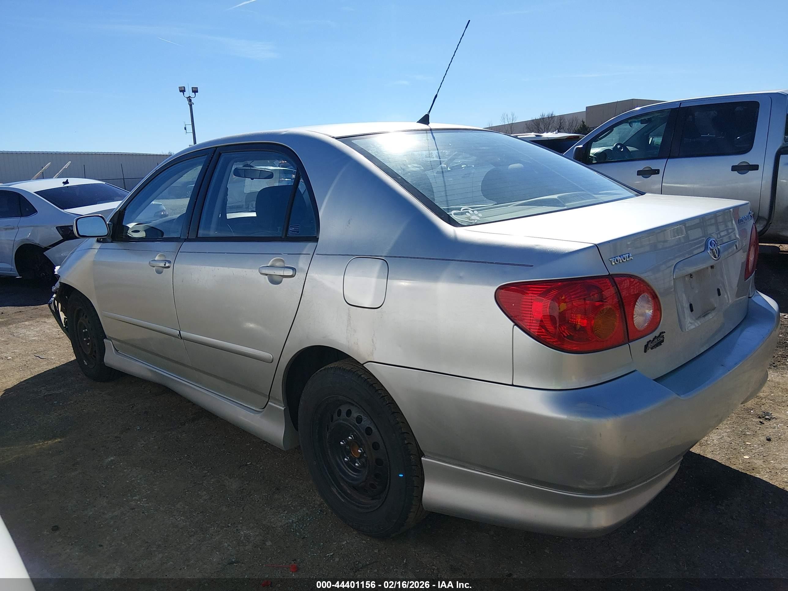 2003 Toyota Corolla S Silver vin: 1NXBR32EX3Z090405