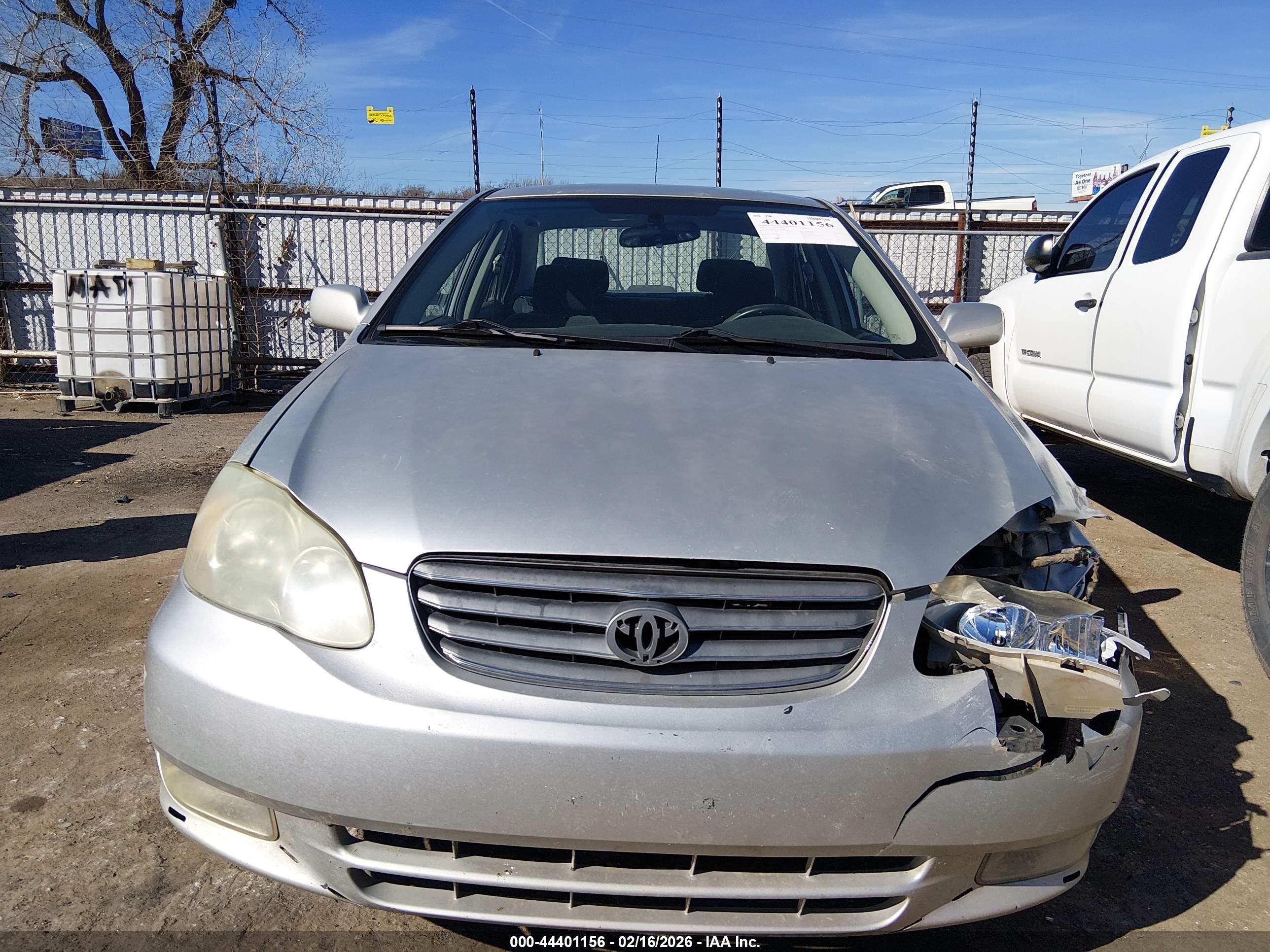 2003 Toyota Corolla S Silver vin: 1NXBR32EX3Z090405