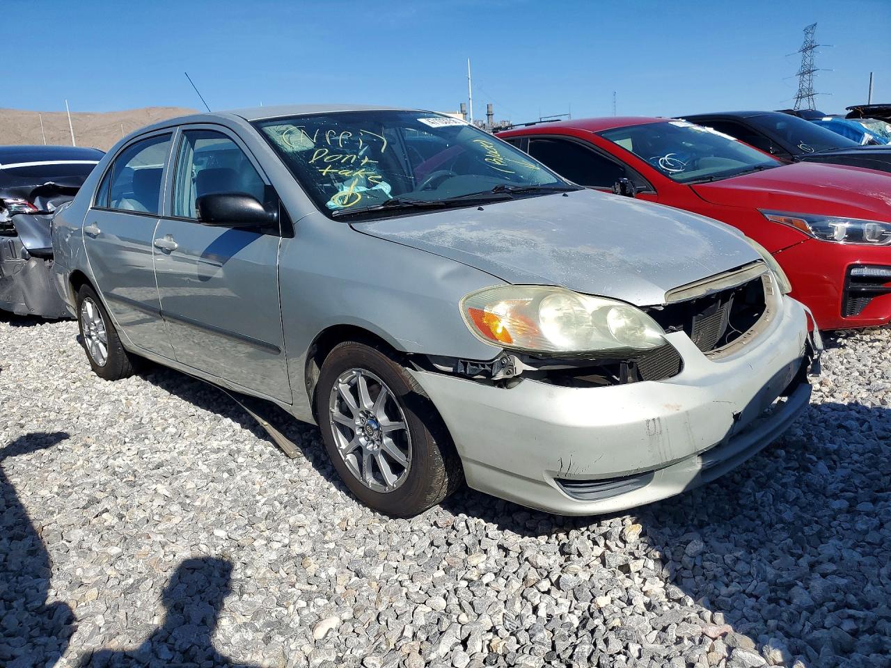 2003 Toyota Corolla Ce Silver vin: 1NXBR32EX3Z096401
