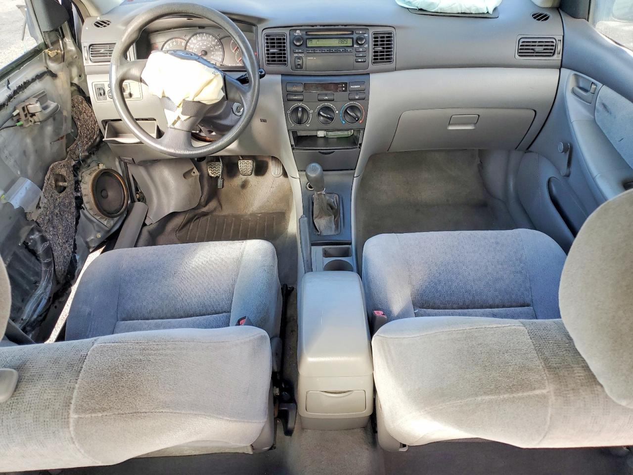 2003 Toyota Corolla Ce Silver vin: 1NXBR32EX3Z096401