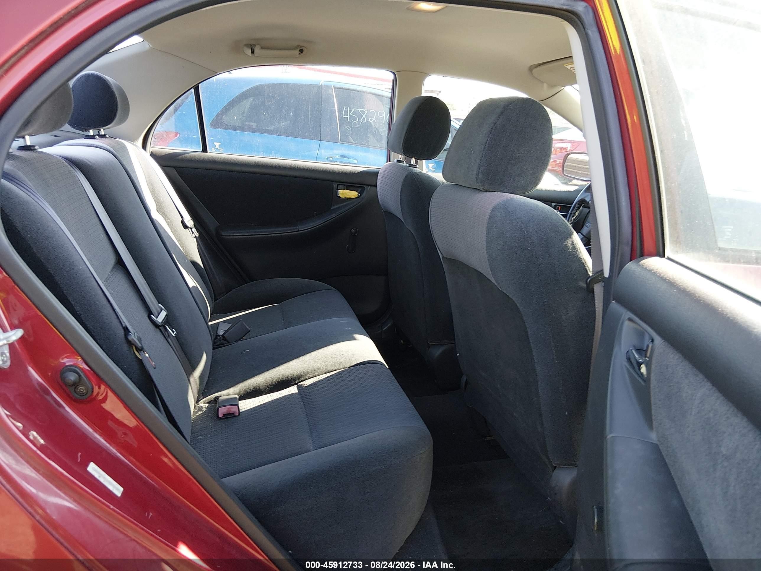 2003 Toyota Corolla S Red vin: 1NXBR32EX3Z140168