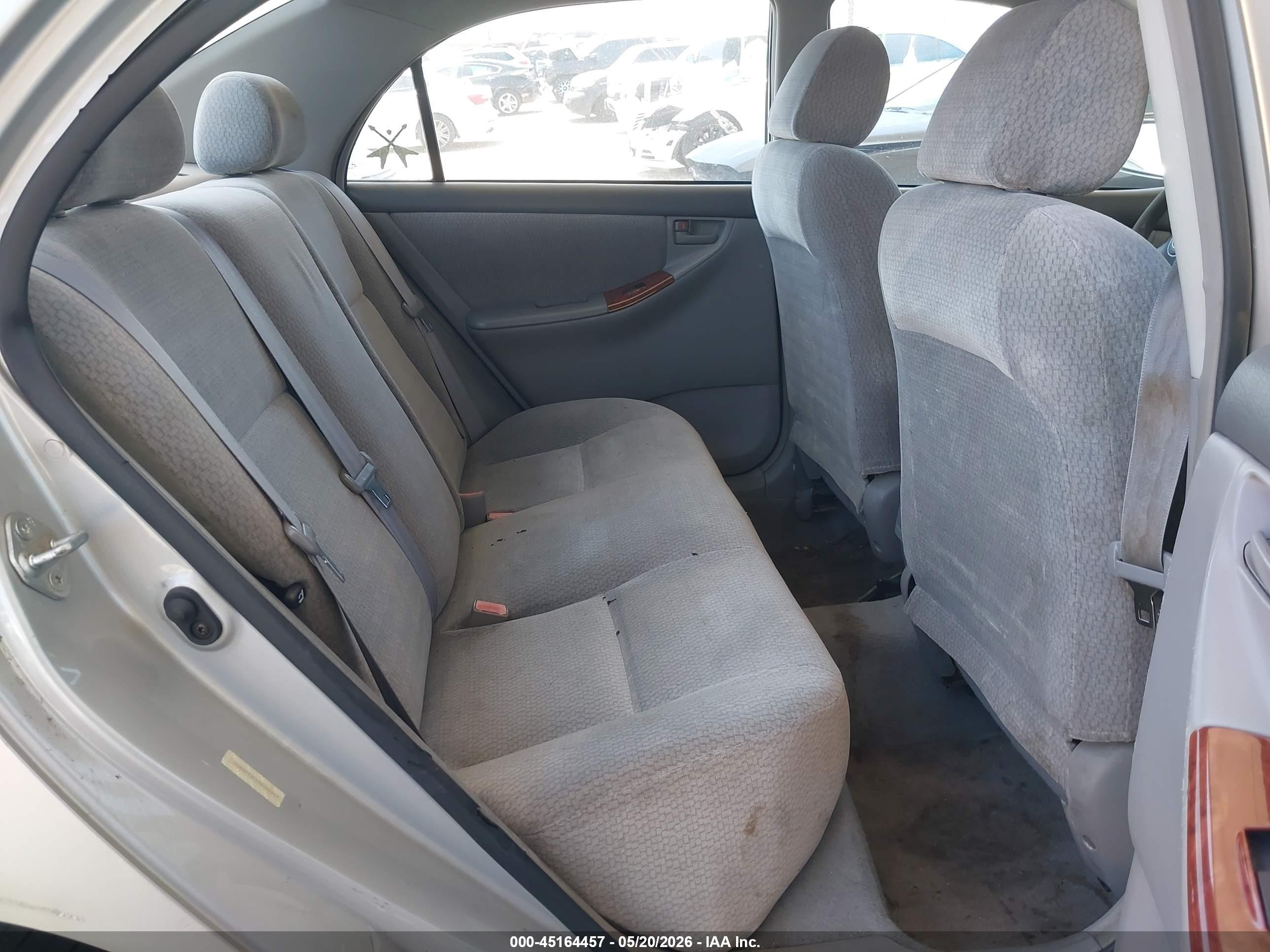 2003 Toyota Corolla Le Gray vin: 1NXBR32EX3Z182419