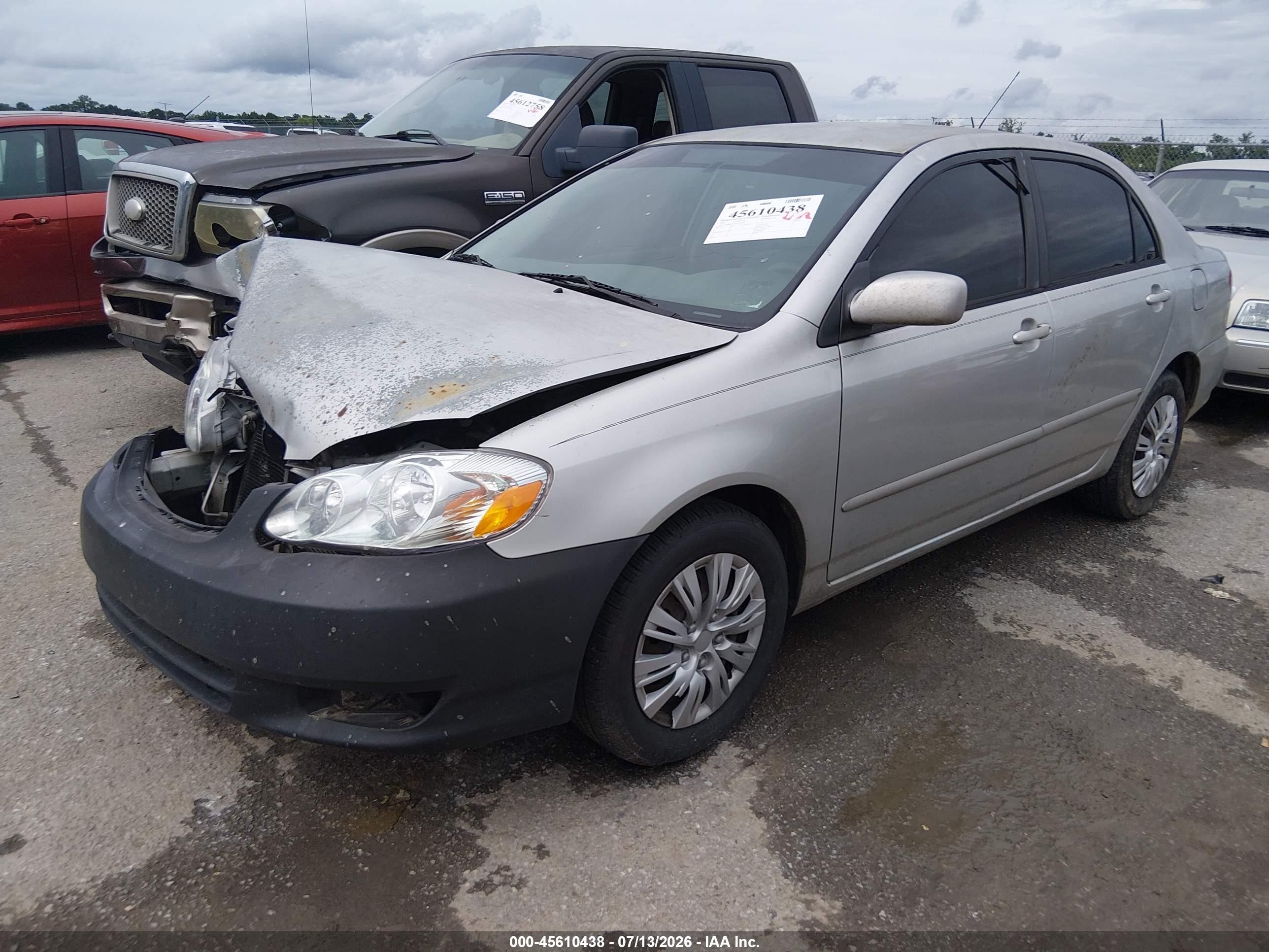 2003 Toyota Corolla Le Silver vin: 1NXBR32EX3Z183022