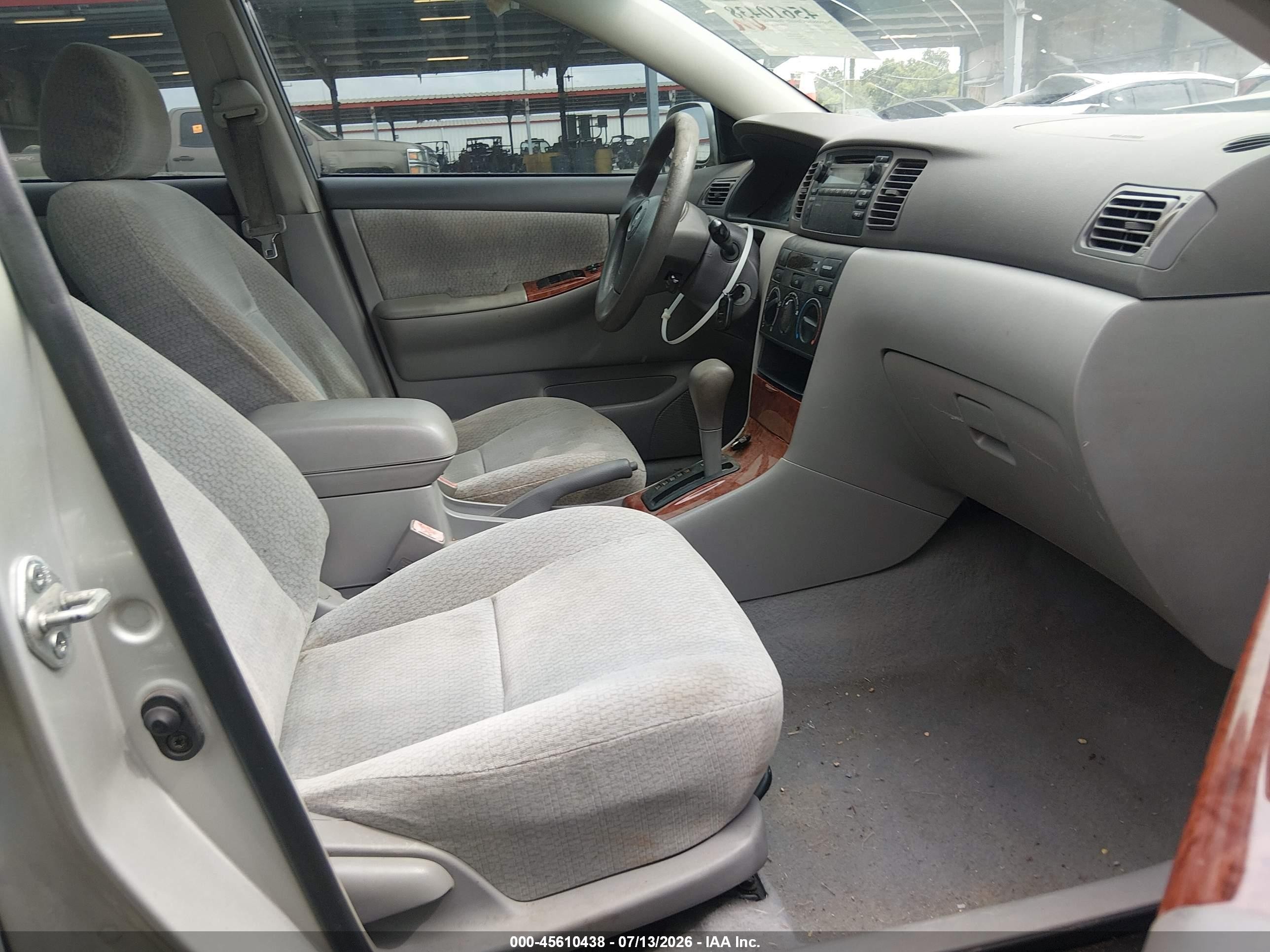 2003 Toyota Corolla Le Silver vin: 1NXBR32EX3Z183022