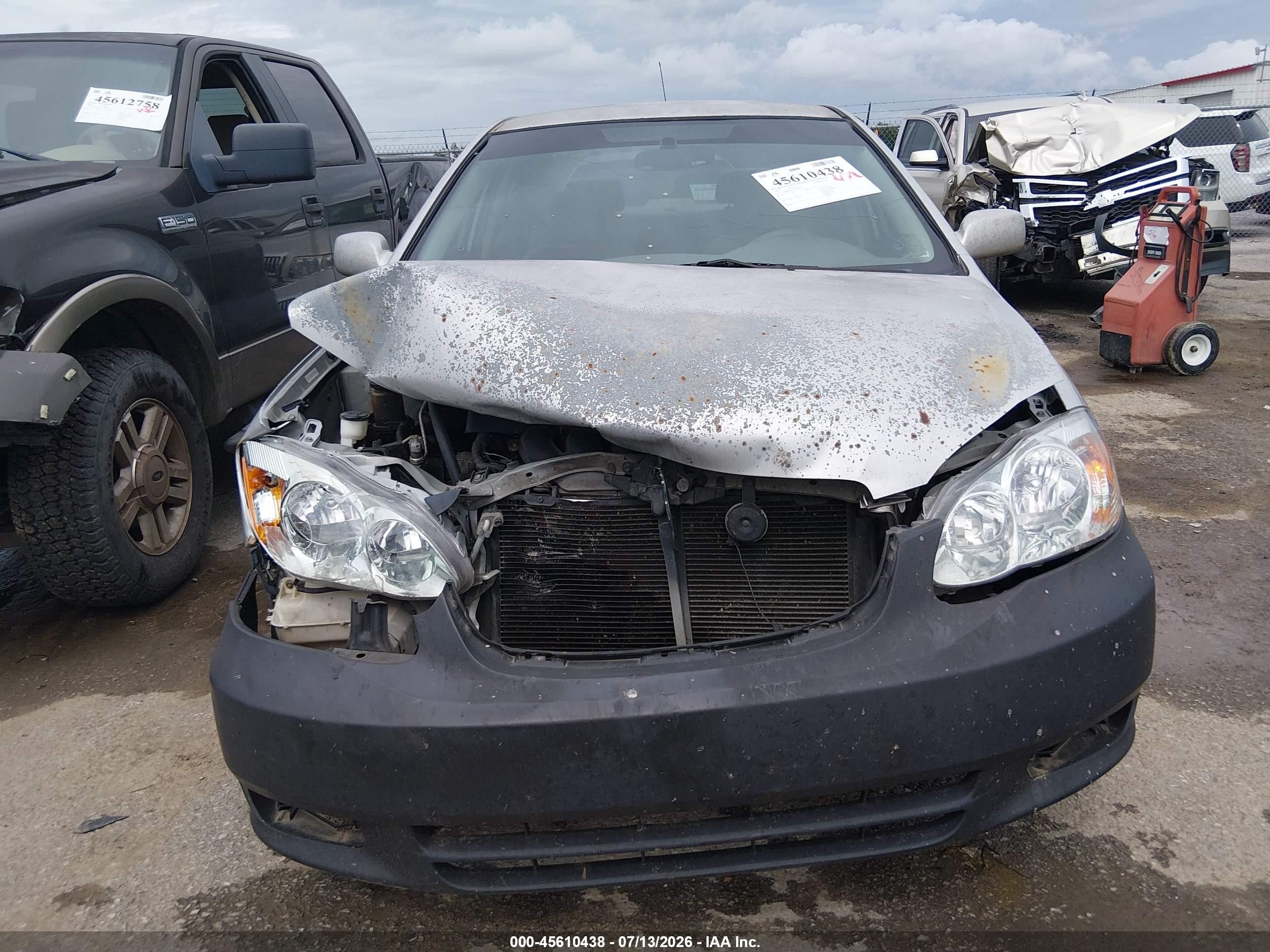2003 Toyota Corolla Le Silver vin: 1NXBR32EX3Z183022