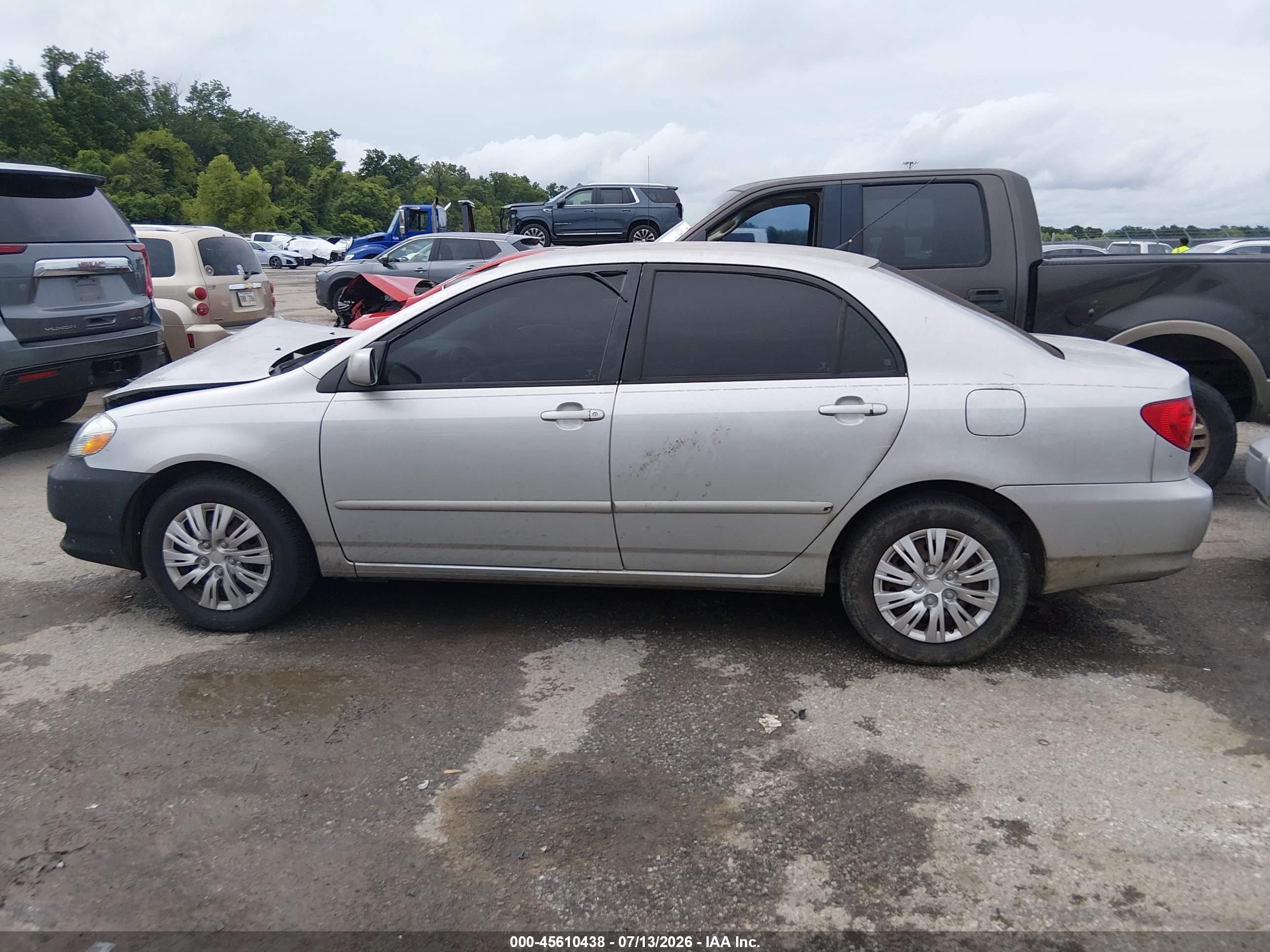 2003 Toyota Corolla Le Silver vin: 1NXBR32EX3Z183022
