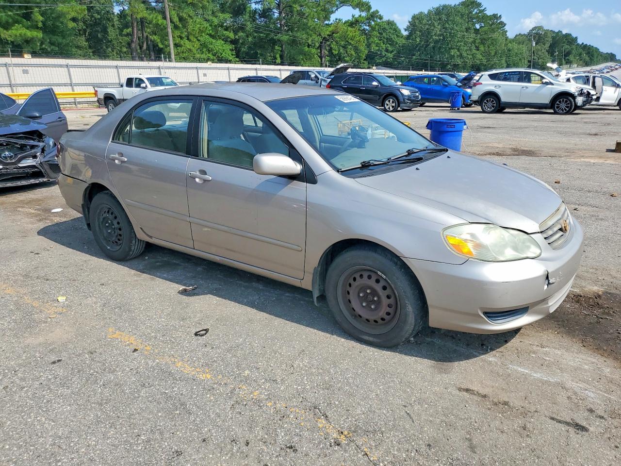 2003 Toyota Corolla Le Silver vin: 1NXBR32EX3Z183554