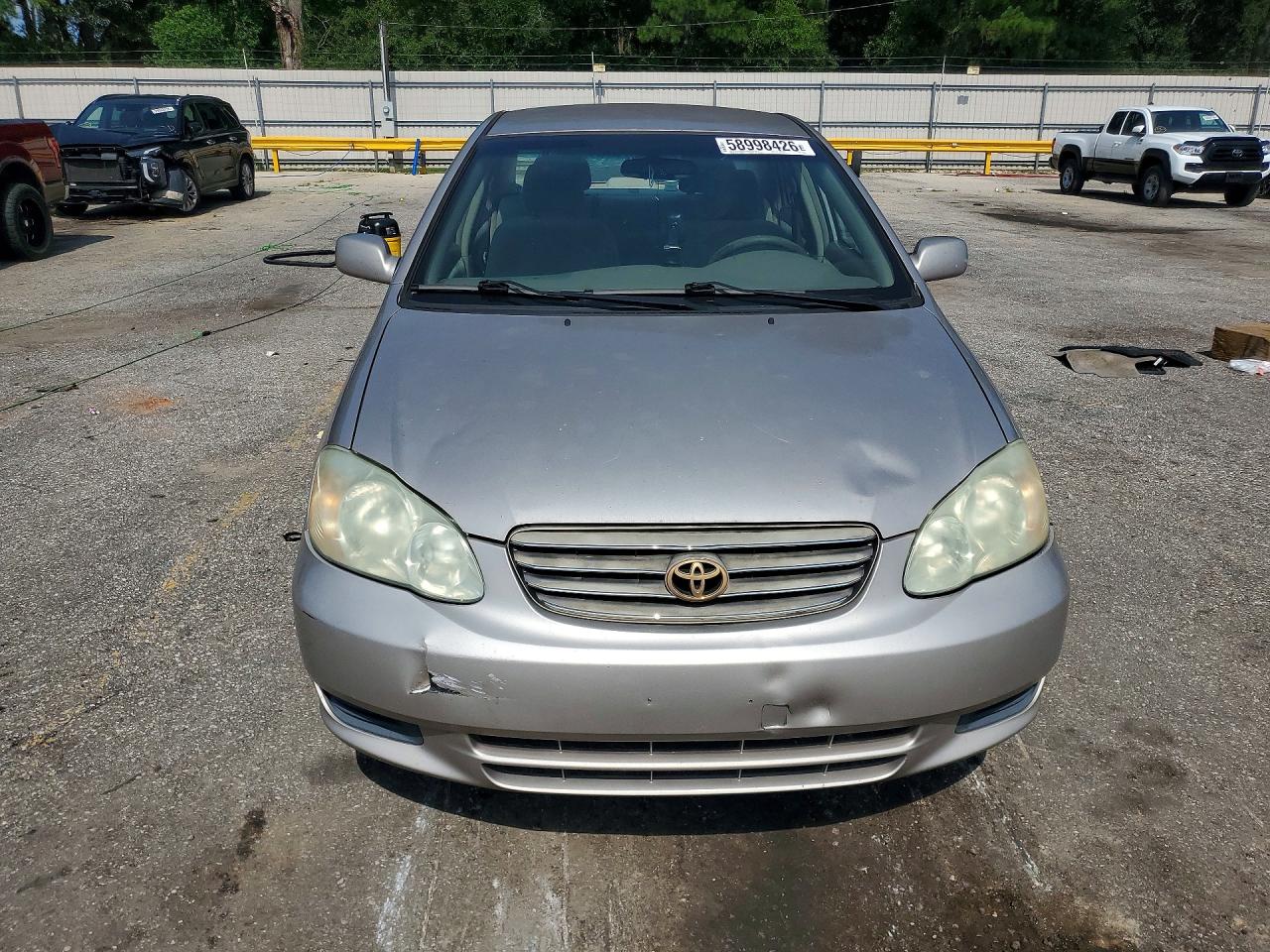 2003 Toyota Corolla Le Silver vin: 1NXBR32EX3Z183554