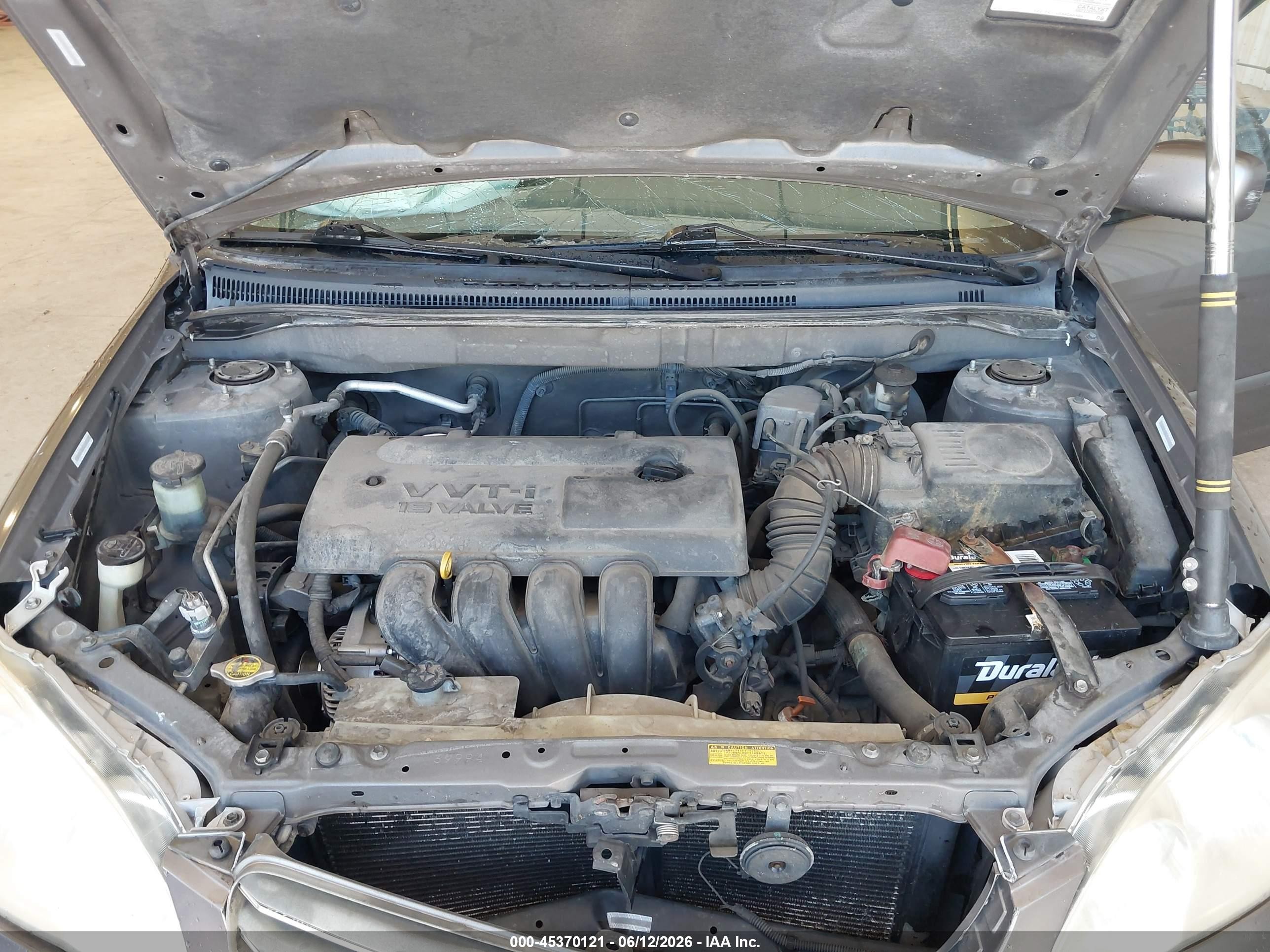 2004 Toyota Corolla Le Gray vin: 1NXBR32EX4Z210513