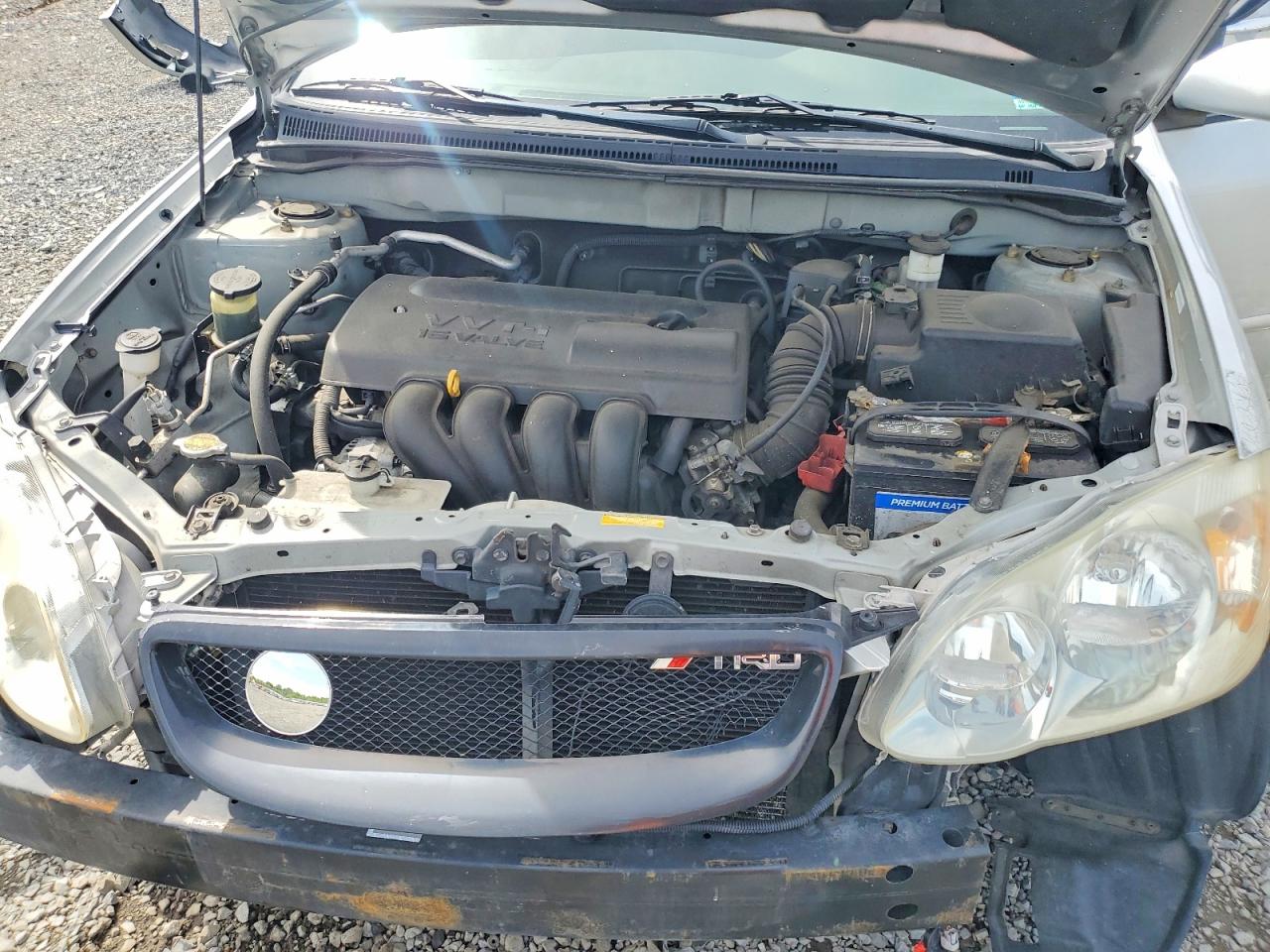 2004 Toyota Corolla S Silver vin: 1NXBR32EX4Z219731