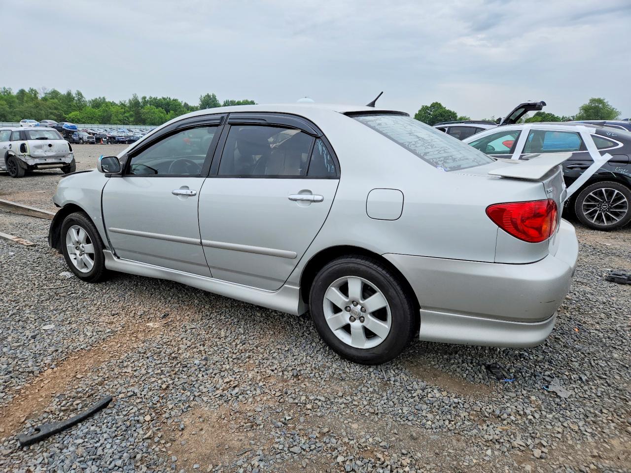 2004 Toyota Corolla S Silver vin: 1NXBR32EX4Z219731