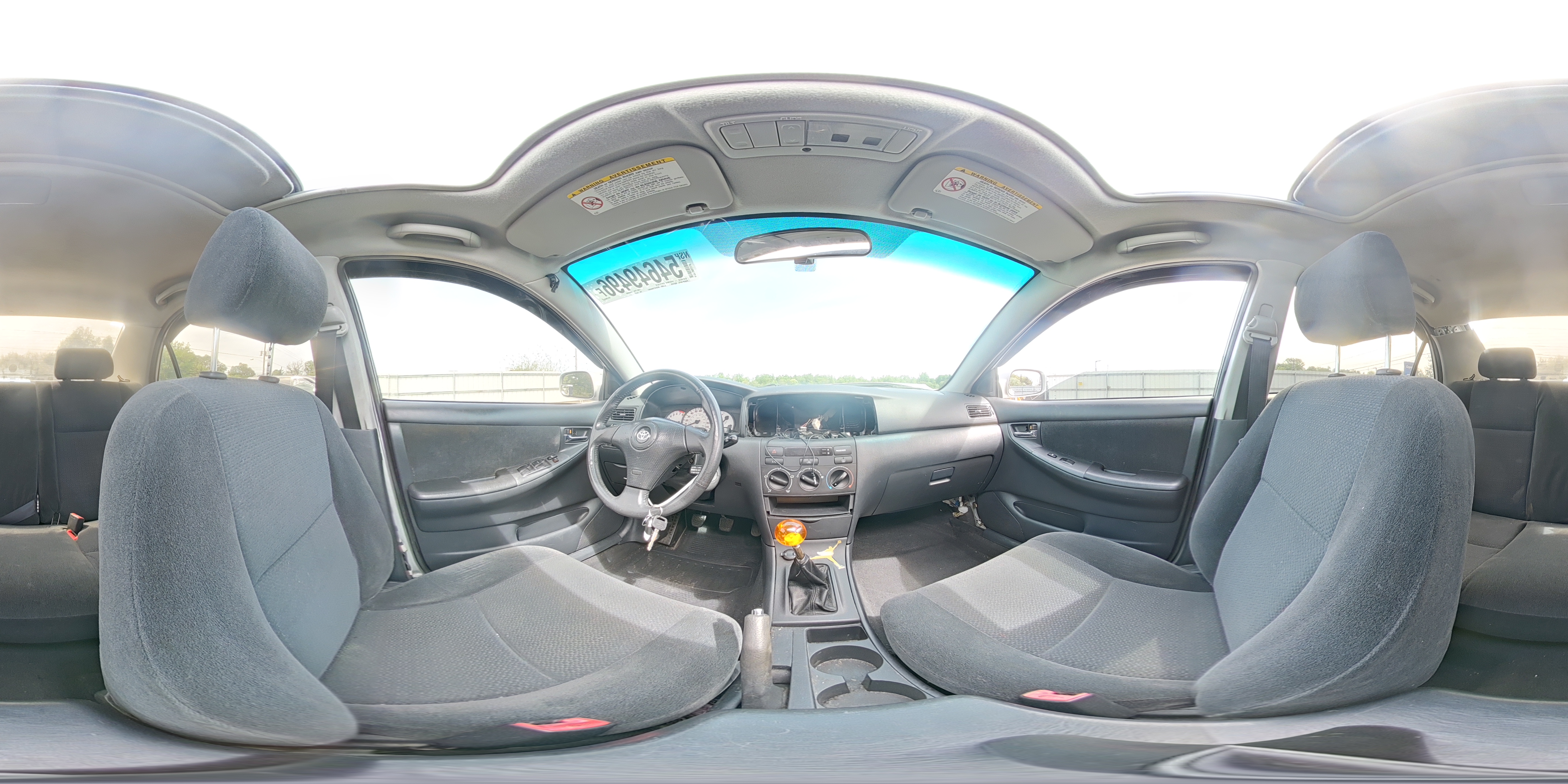 2004 Toyota Corolla S Silver vin: 1NXBR32EX4Z219731
