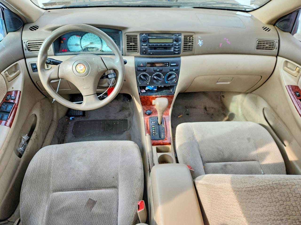 2004 Toyota Corolla Le White vin: 1NXBR32EX4Z230423
