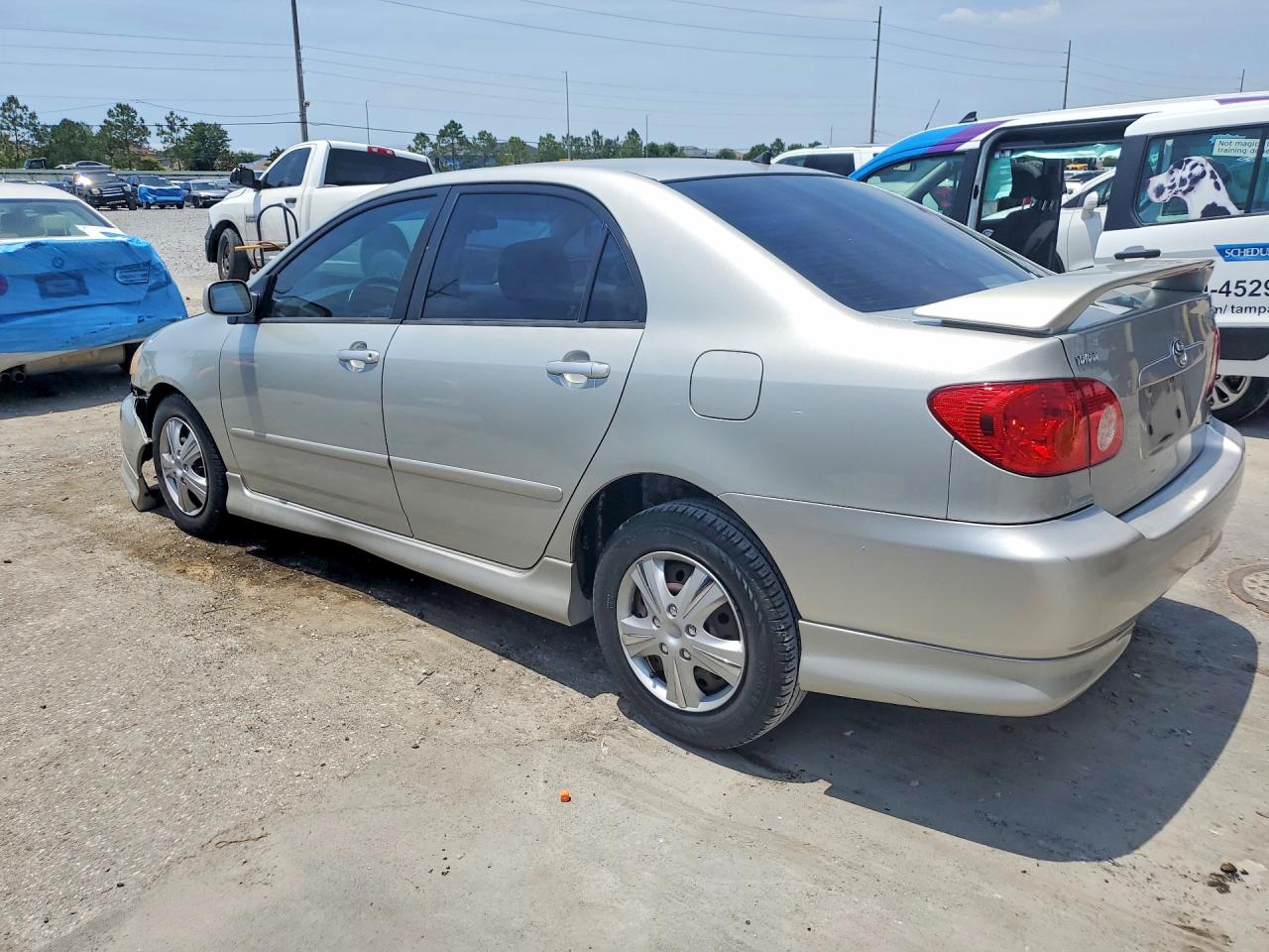 2004 Toyota Corolla S Silver vin: 1NXBR32EX4Z240403