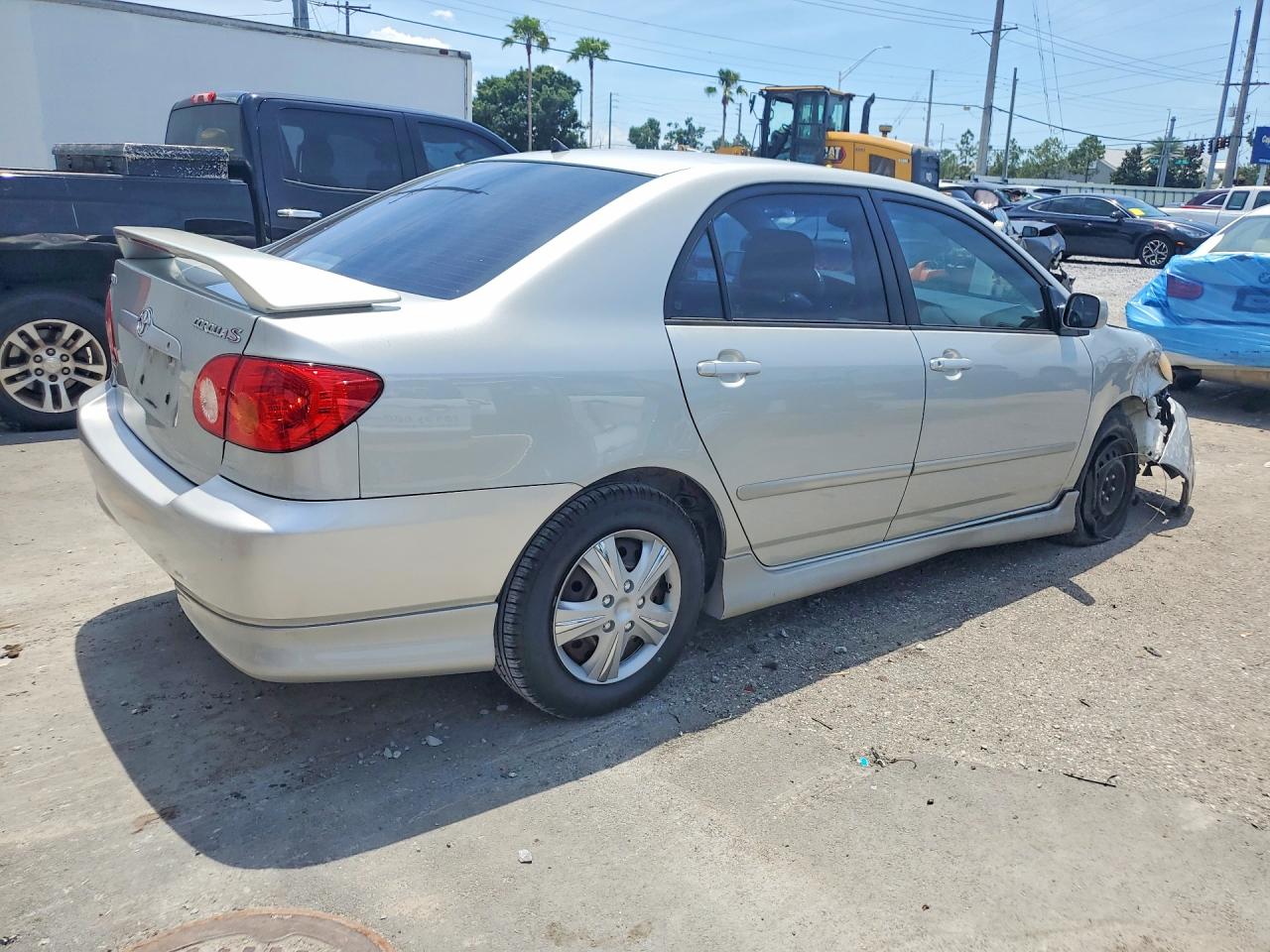 2004 Toyota Corolla S Silver vin: 1NXBR32EX4Z240403