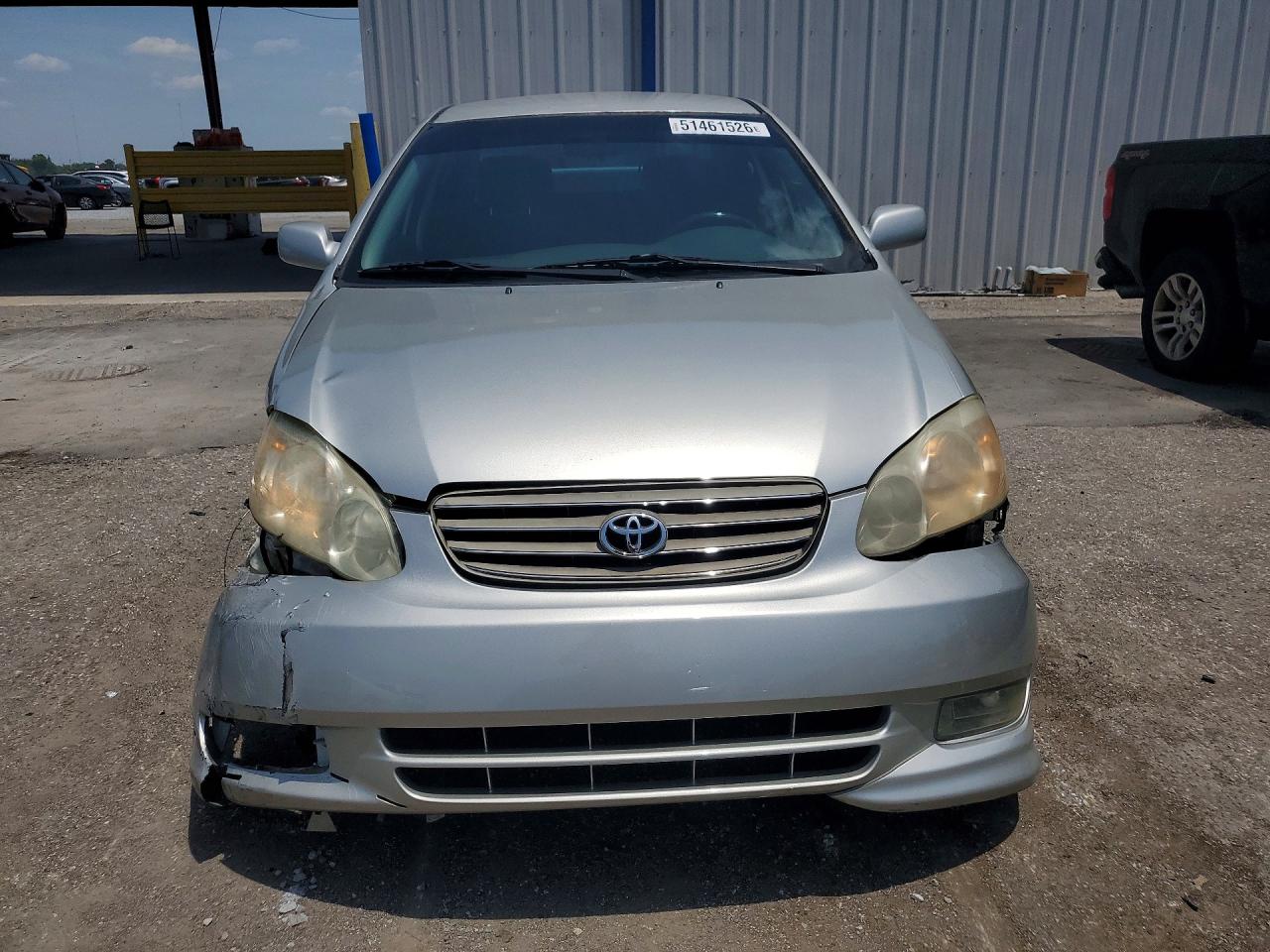 2004 Toyota Corolla S Silver vin: 1NXBR32EX4Z240403