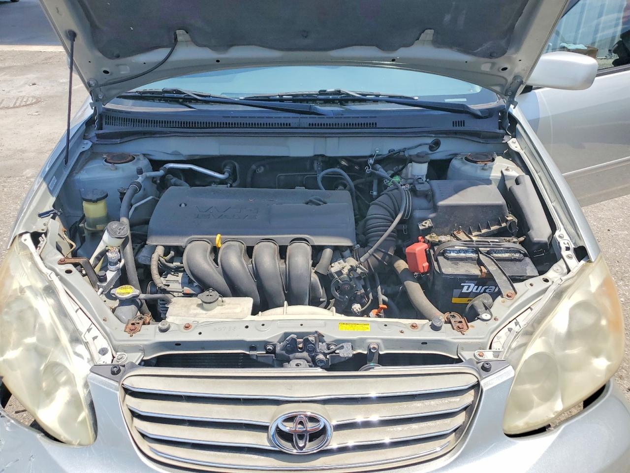 2004 Toyota Corolla S Silver vin: 1NXBR32EX4Z240403