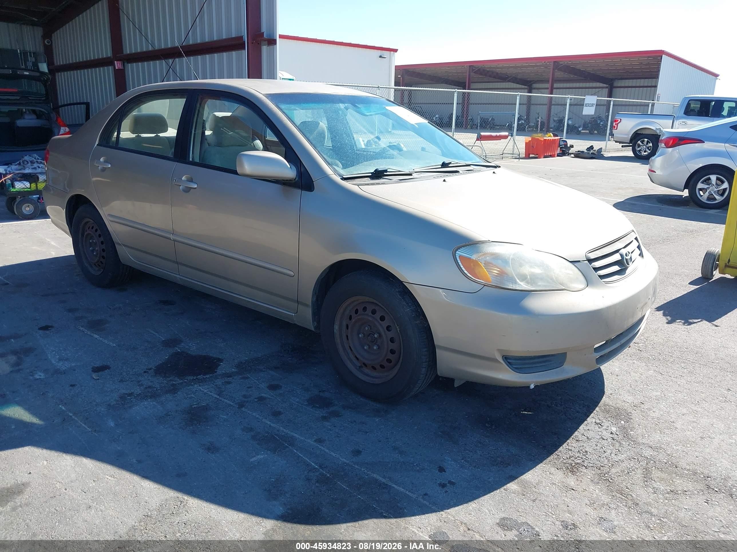 2004 Toyota Corolla Le Tan vin: 1NXBR32EX4Z245097