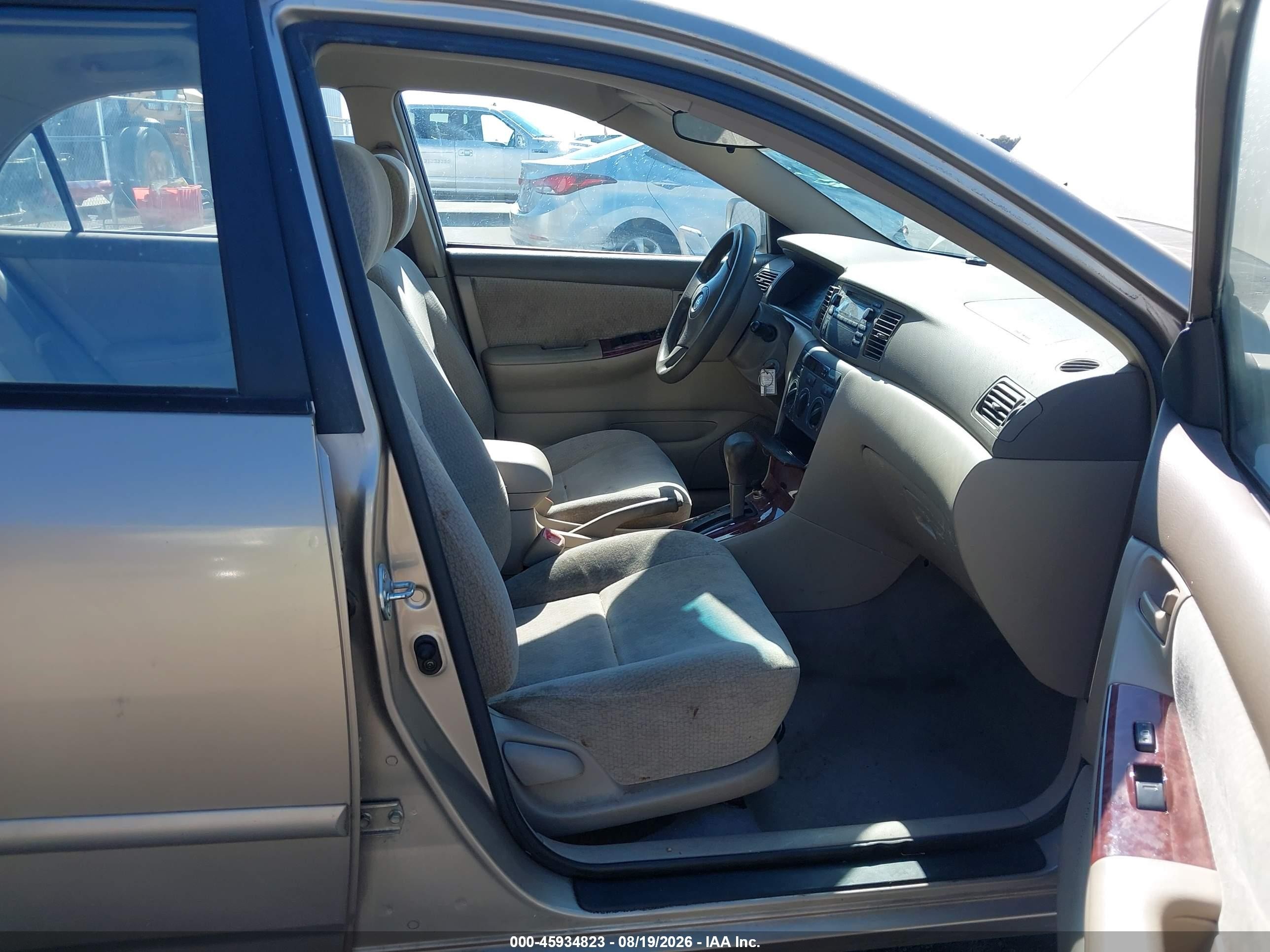 2004 Toyota Corolla Le Tan vin: 1NXBR32EX4Z245097